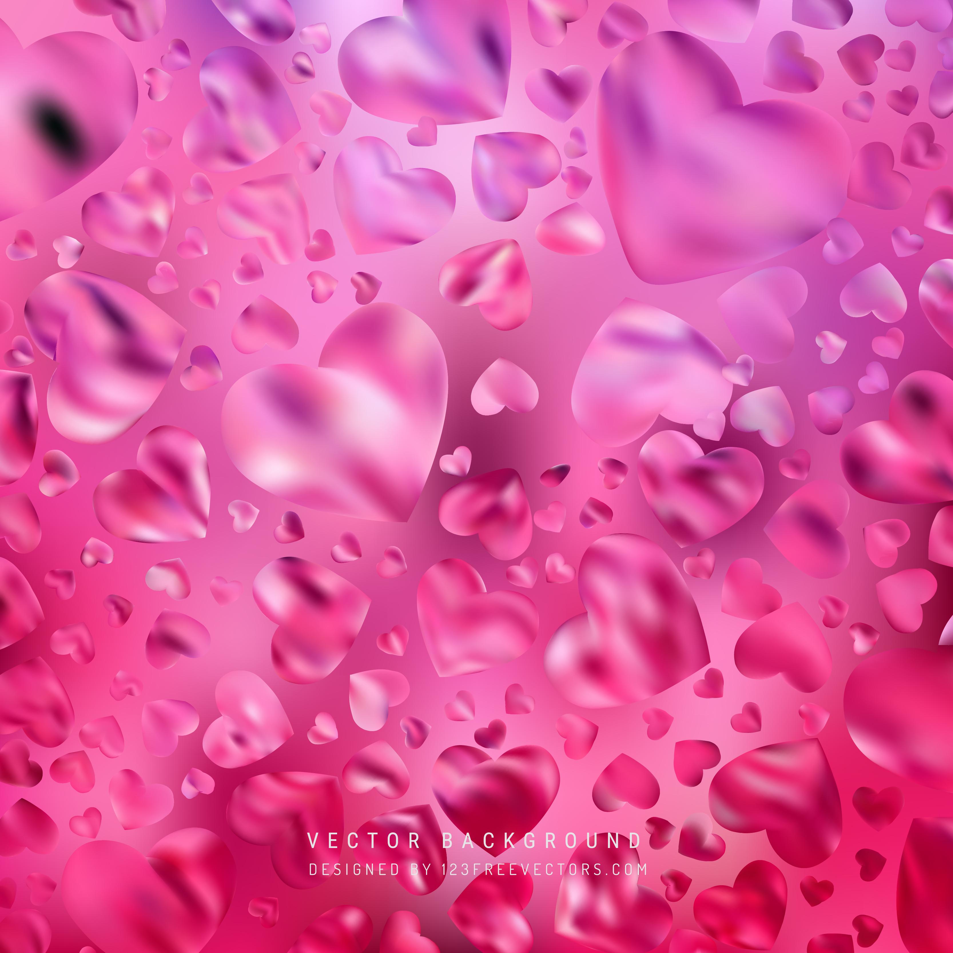 3333x3333 Free Pink Heart Wallpaper Background Image