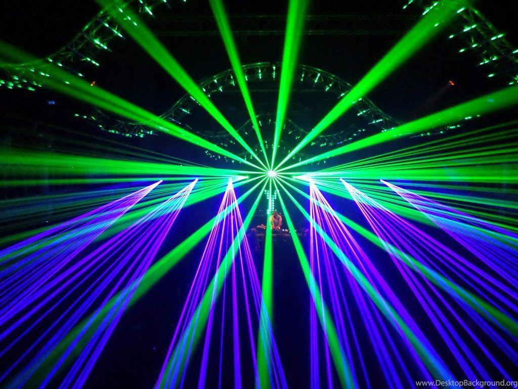 1024x768 Laser Beams Wallpaper