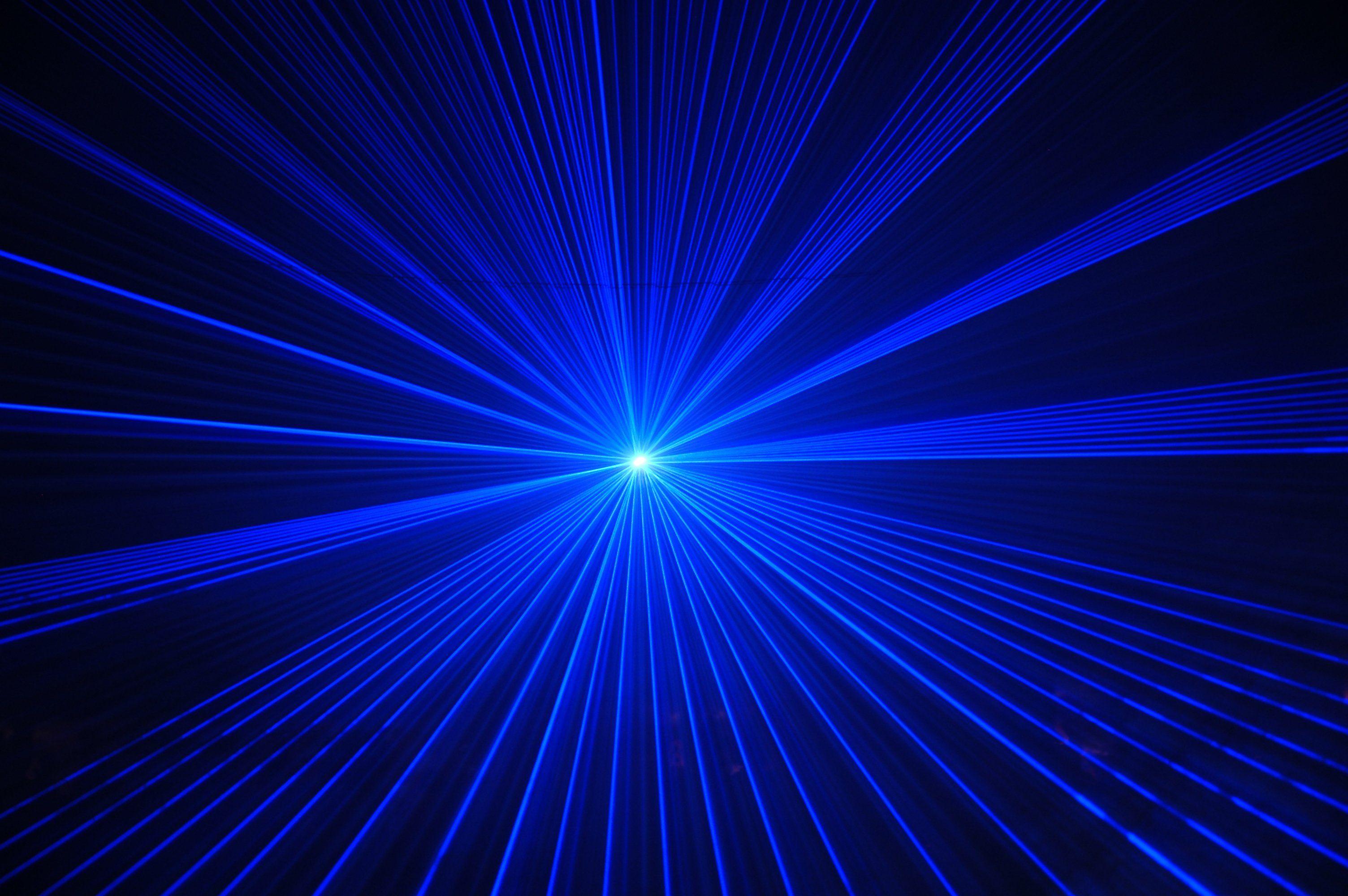 3008x2000 Blue Laser Wallpaper