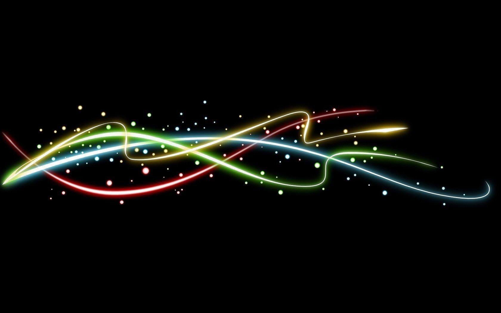 1680x1050 Laser Lines Minimalism Point Assorted Colors Black Line HD Wallpaper