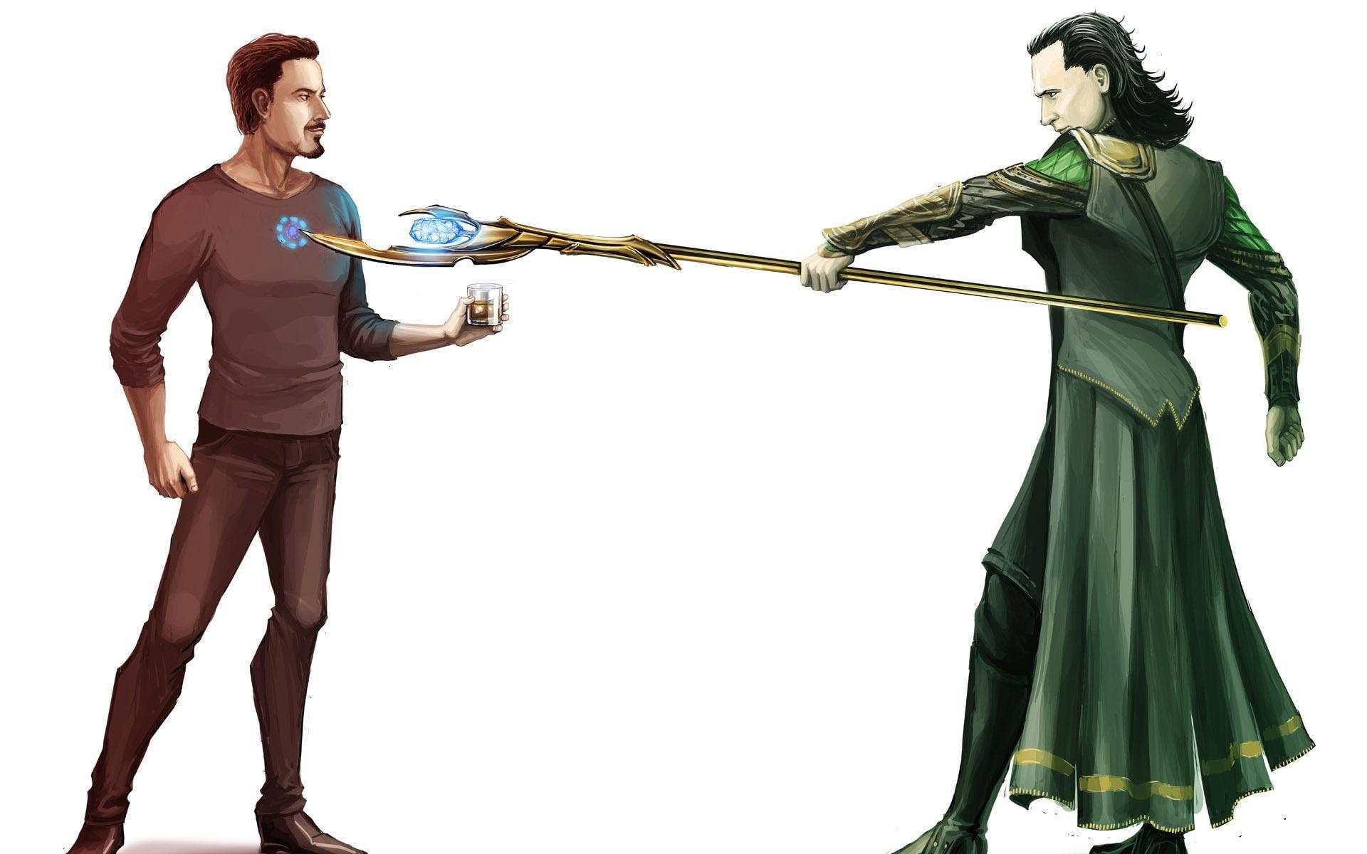 Loki and Iron Man Wallpapers - Top Free Loki and Iron Man Backgrounds -  WallpaperAccess
