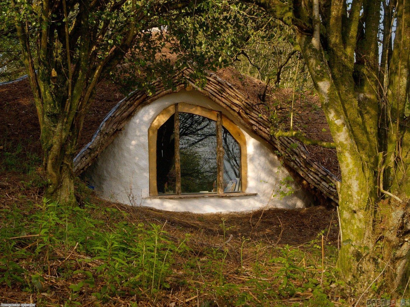 1400x1050 Enchanted forest cottage wallpaper