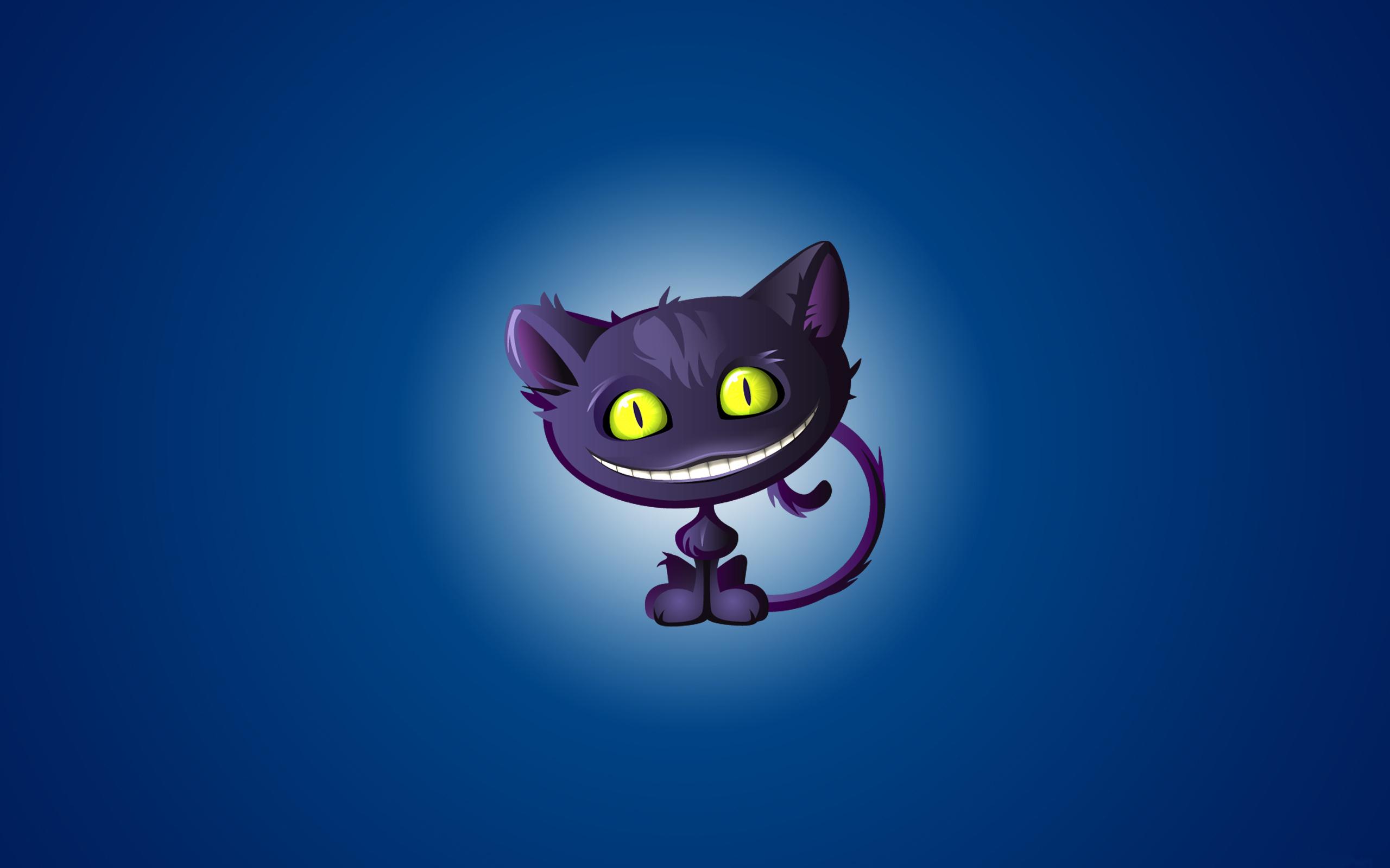 2560x1600 super funny wallpaper, cat, purple, felidae, cartoon, small to medium sized cats