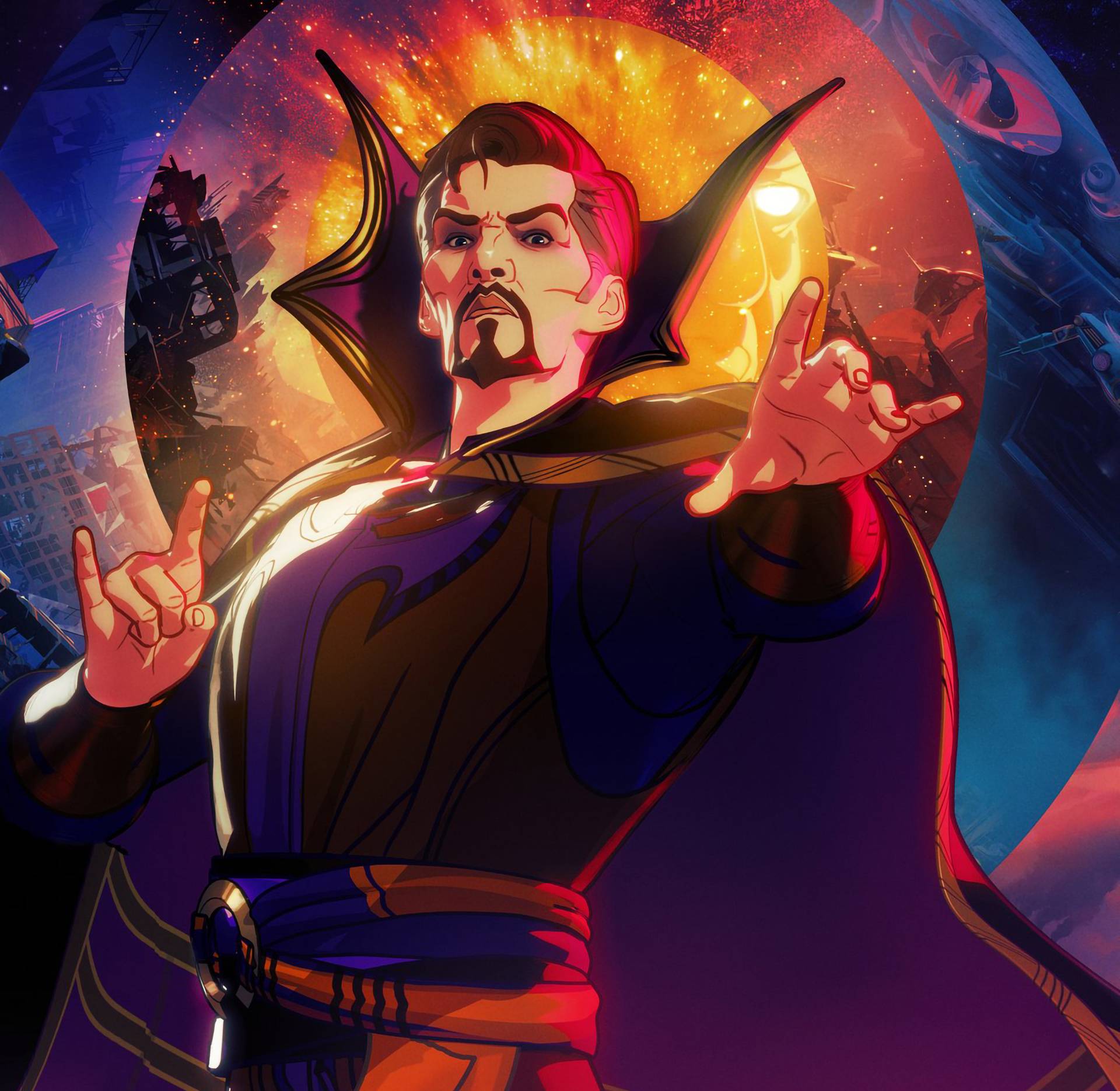 1920x1870 Evil Doctor Strange What if Wallpaper, HD TV Series 4K Wallpaper, Image, Photo and Background