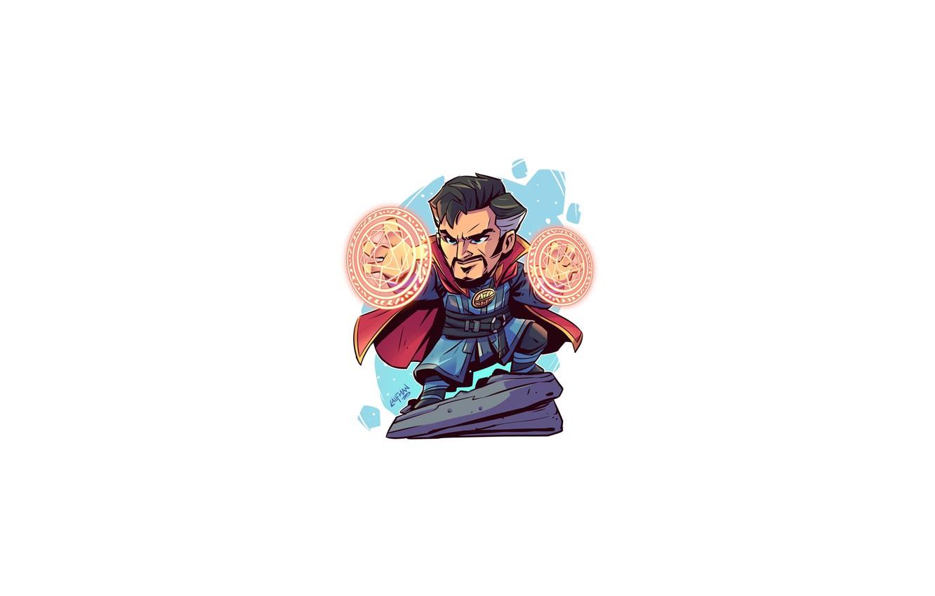 1332x850 Wallpaper Marvel, Derek Laufman, Dr Strange image for desktop, section минимализм