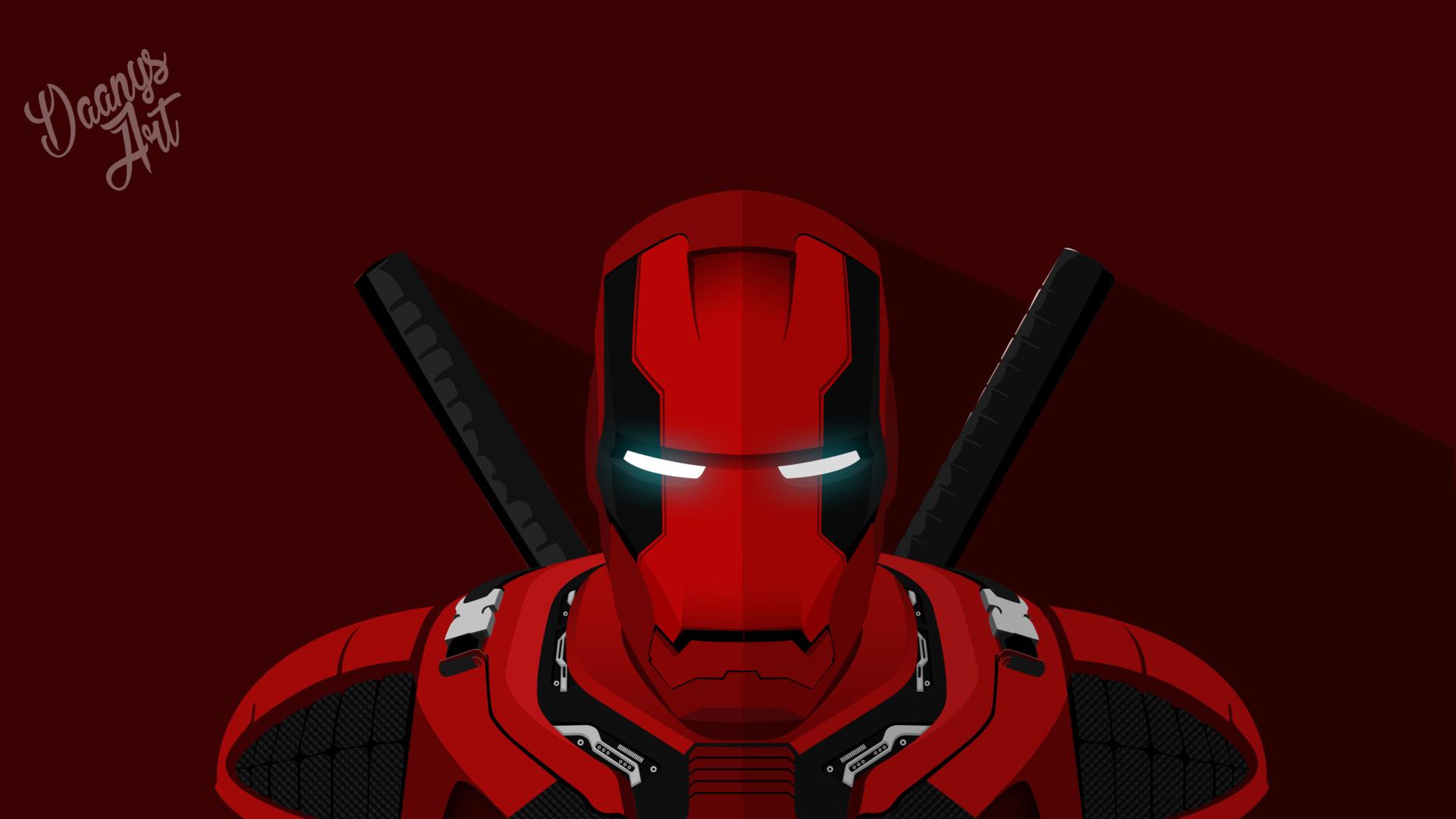 1920x1080 1920x1080 deadpool, iron man, superheroes, minimalism, hd, artstation JPG 158 kb. Mocah HD Wallpaper
