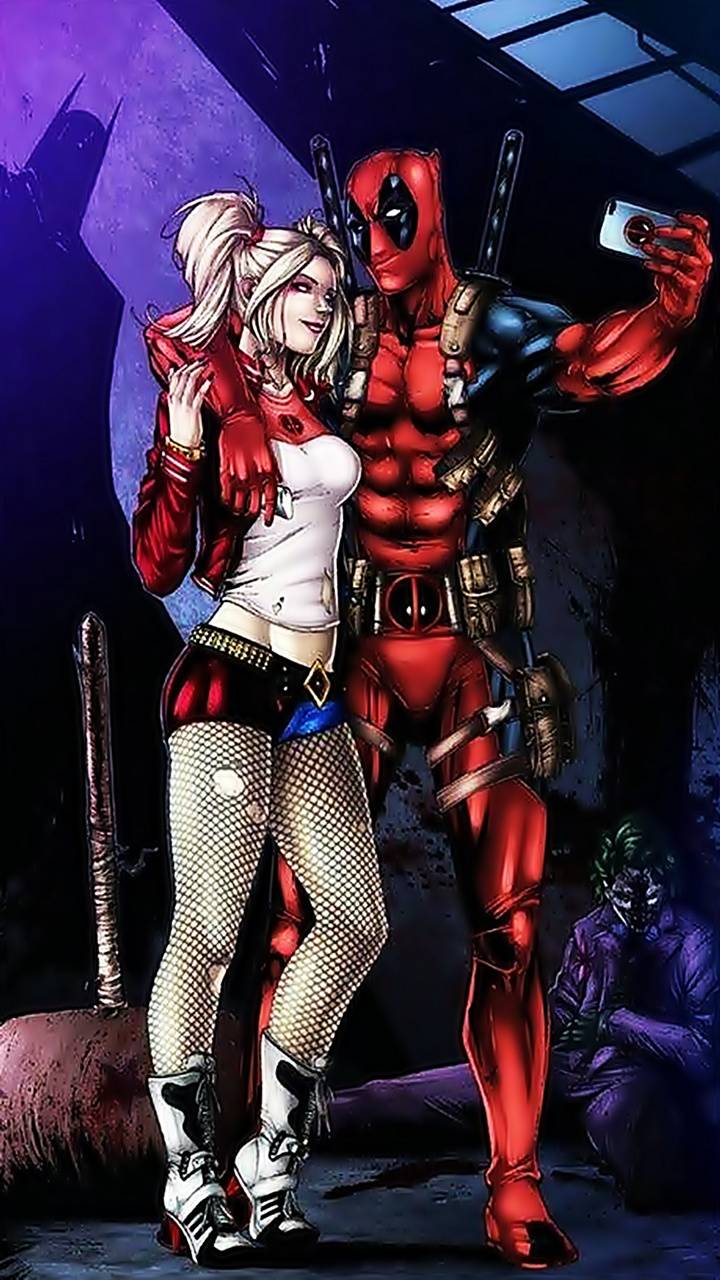 720x1280 Deadpool Harley Quinn Fanfiction Poster Digital Prints Art & Collectibles dalasmaker.se