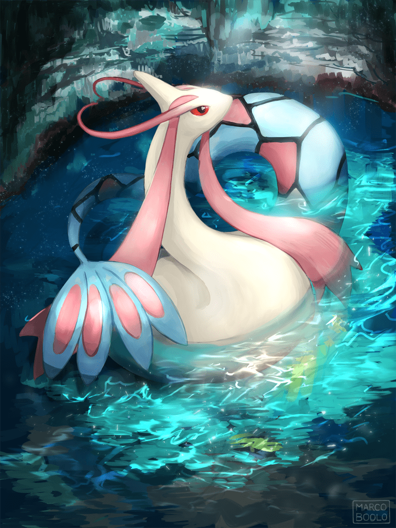 774x1032 Milotic by marucoboolo. Cool pokemon wallpaper, Pokemon art, Cute pokemon picture