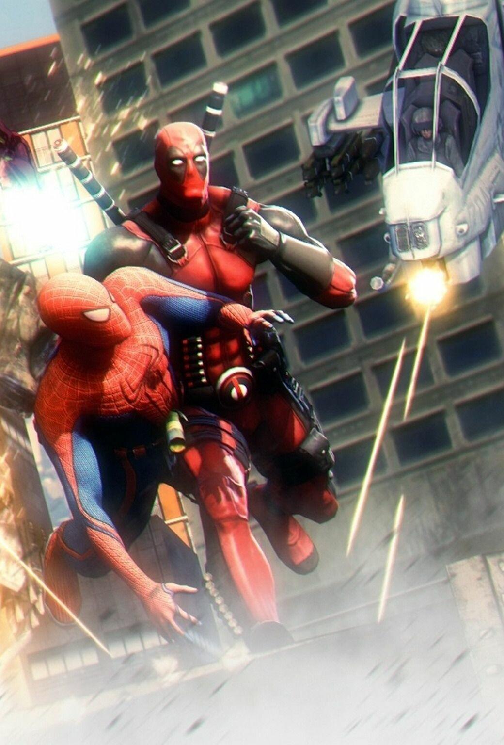 1040x1536 Deadpool And Spider Man Wallpaper: HD, 4K, 5K For PC And Mobile. Download Free Image For IPhone, Android