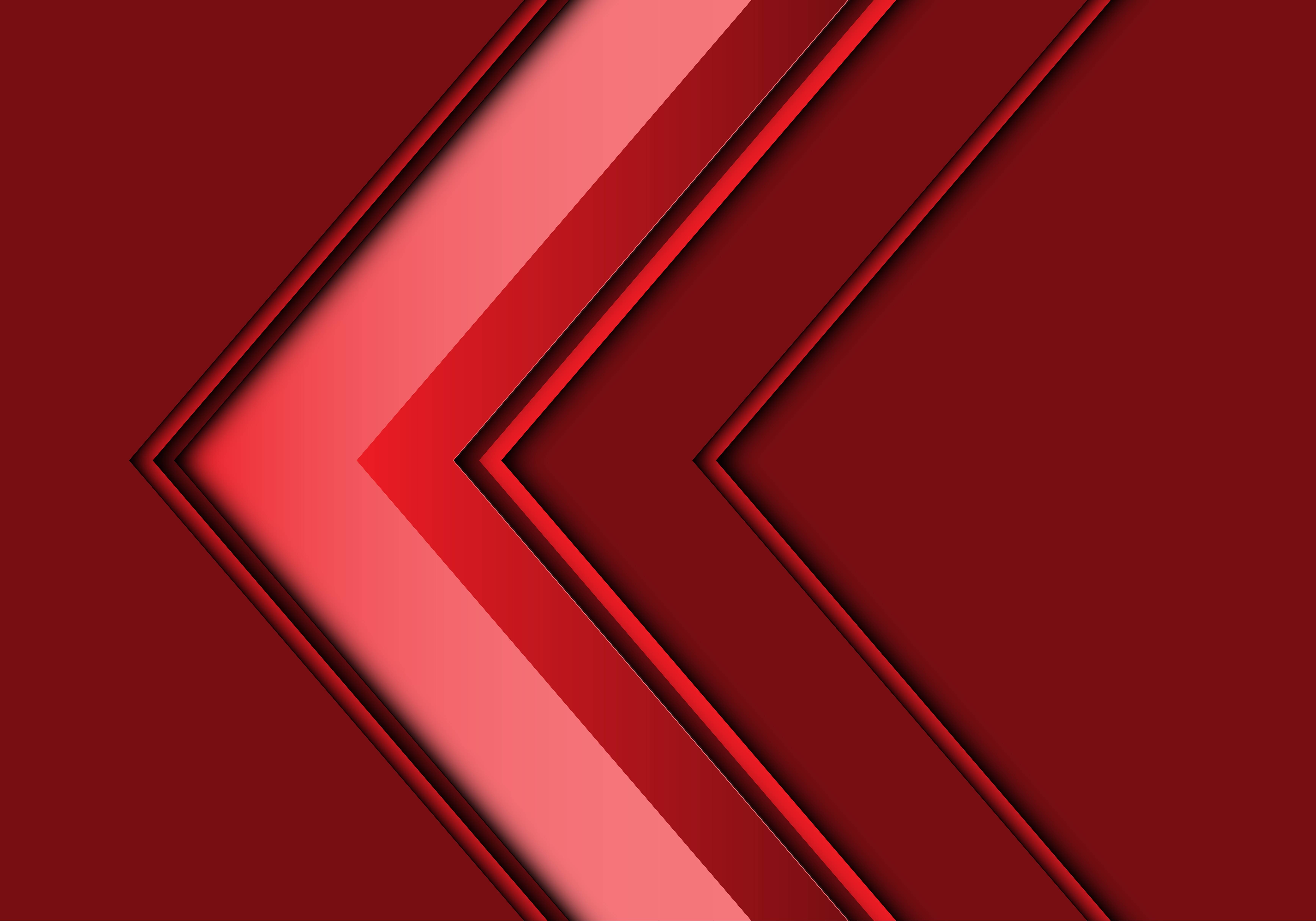 6944x4862 Red Artistic Left Arrow Wallpaper, HD Abstract 4K Wallpaper, Image, Photo and Background