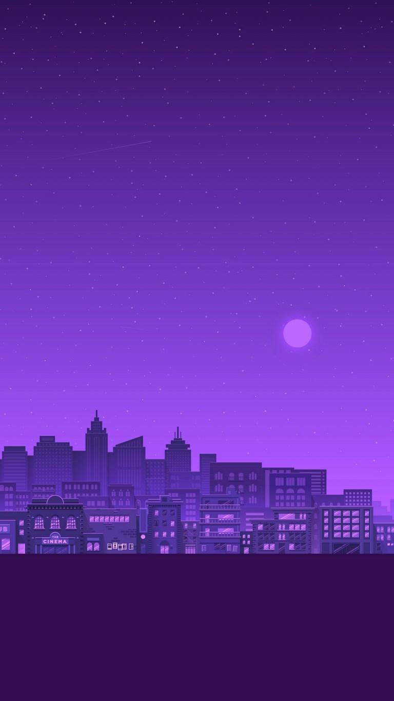 768x1365 Purple Aesthetic Wallpaper