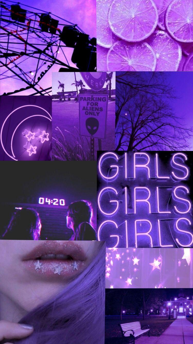 750x1334 Purple Aesthetic Wallpaper