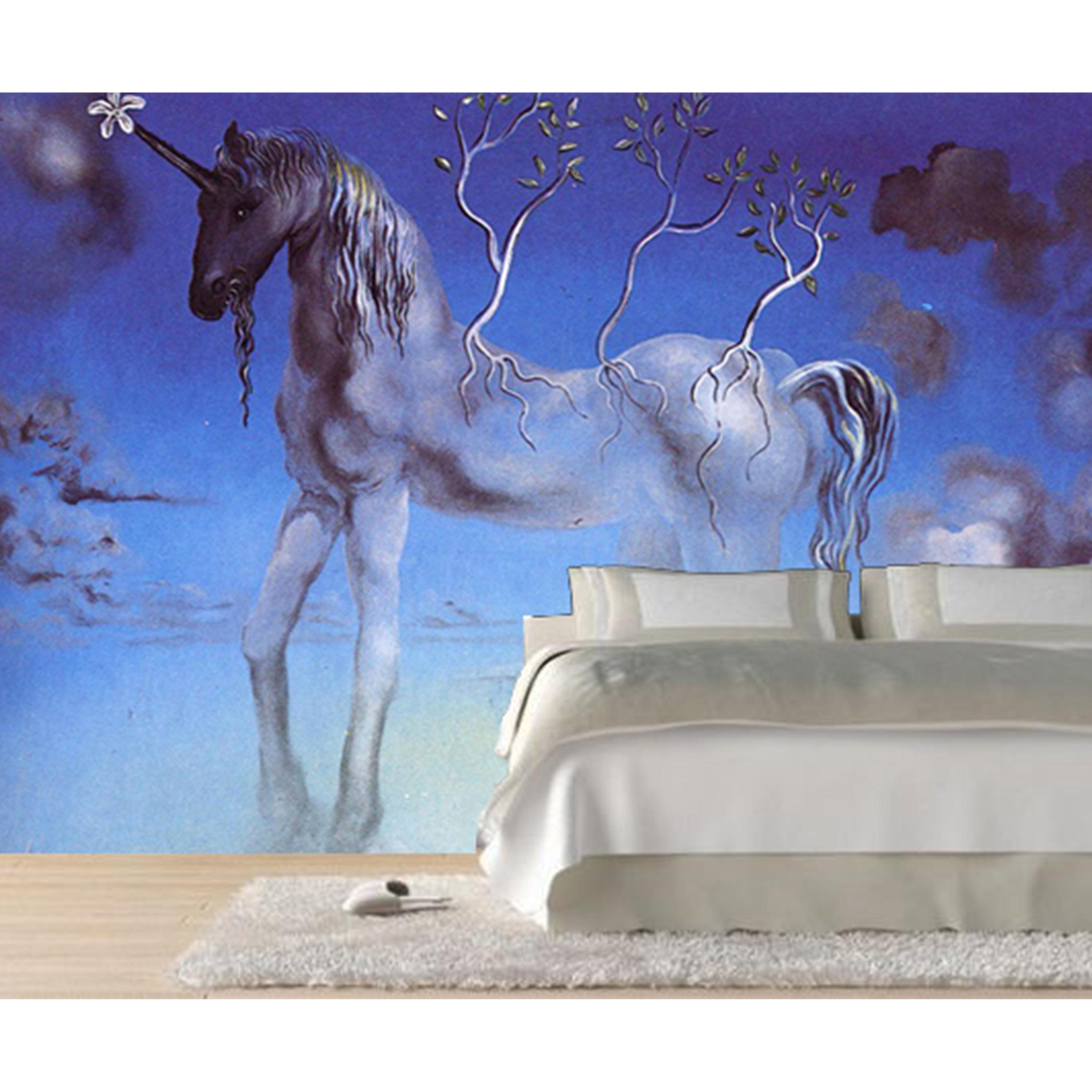 3000x3000 Startonight Mural Wall Art Salvador Dali Unicorn Illuminated Painters Abstract Large Wallpaper Photo 5 Stars Gift 10 x 82 '' x 4 '' Total 8'4”x 12'
