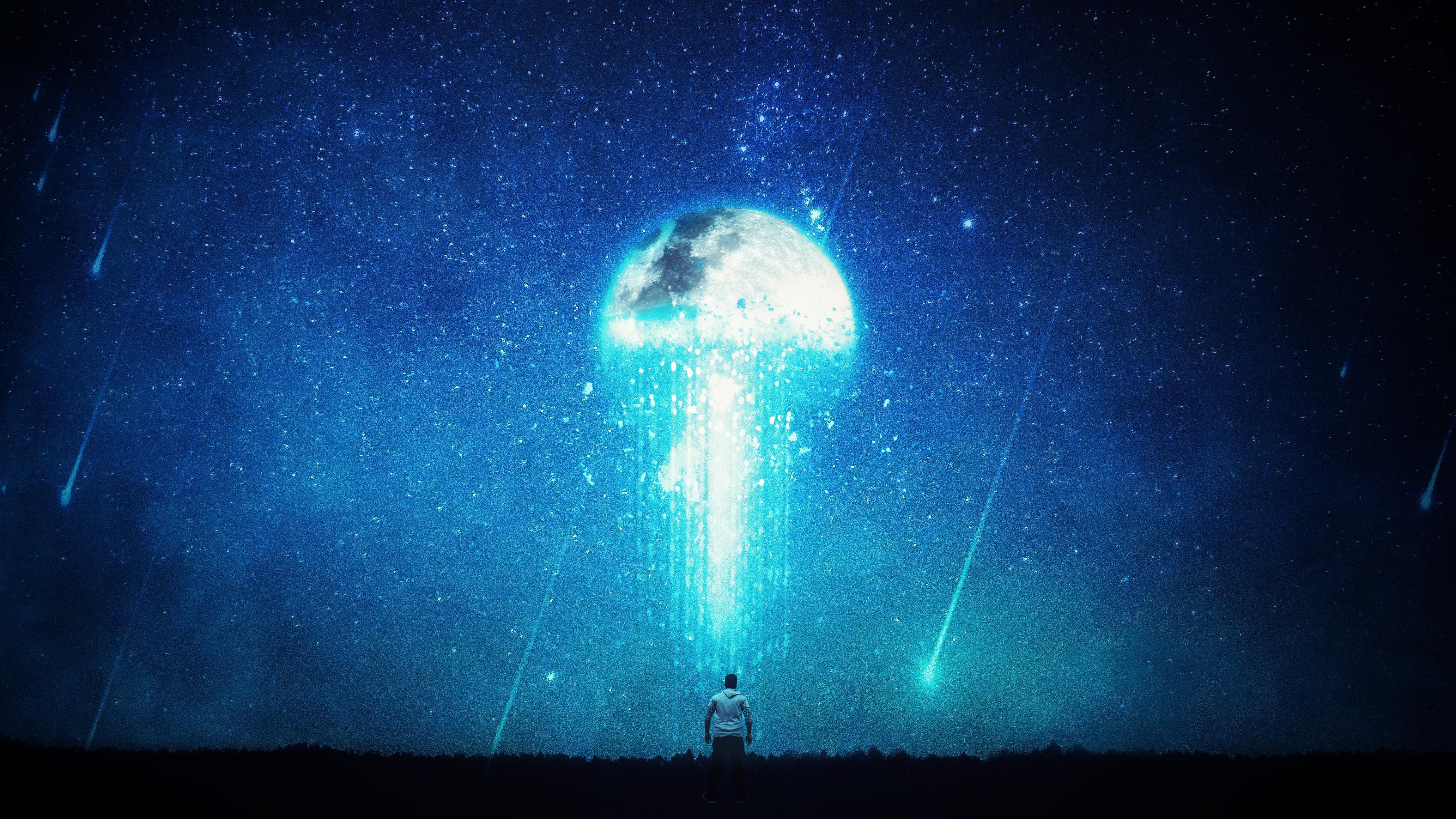 4608x2592 Dream, Moon wallpaper