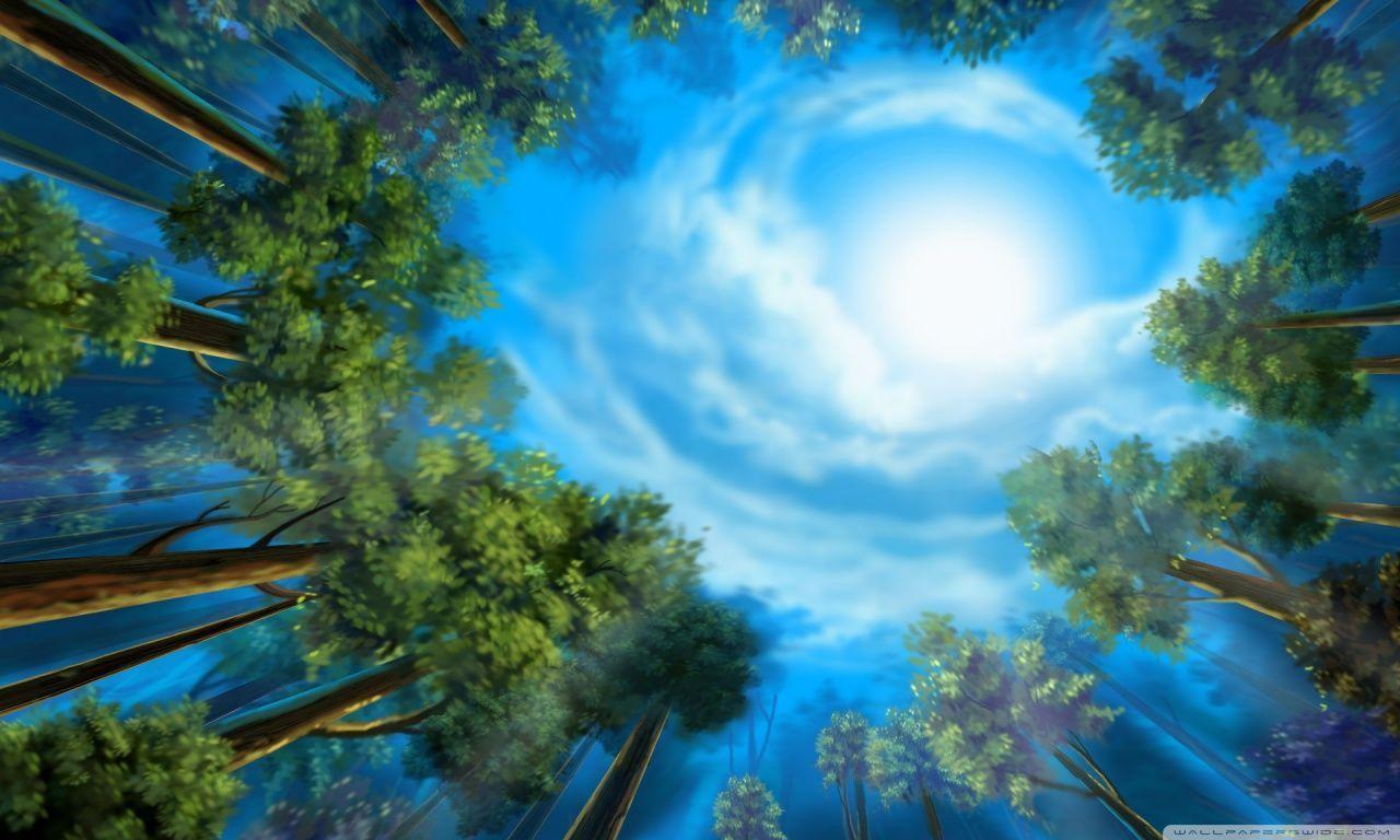 1280x768 Sunny Sky Wallpaper