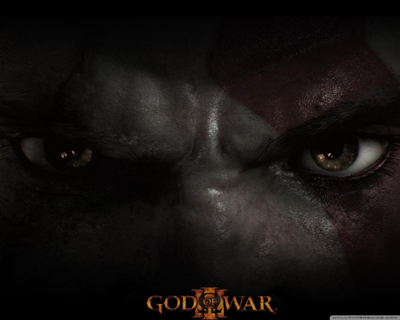 1280x1024 God of War III, Kratos Eyes Ultra HD Desktop Background Wallpaper for 4K UHD TV : Tablet