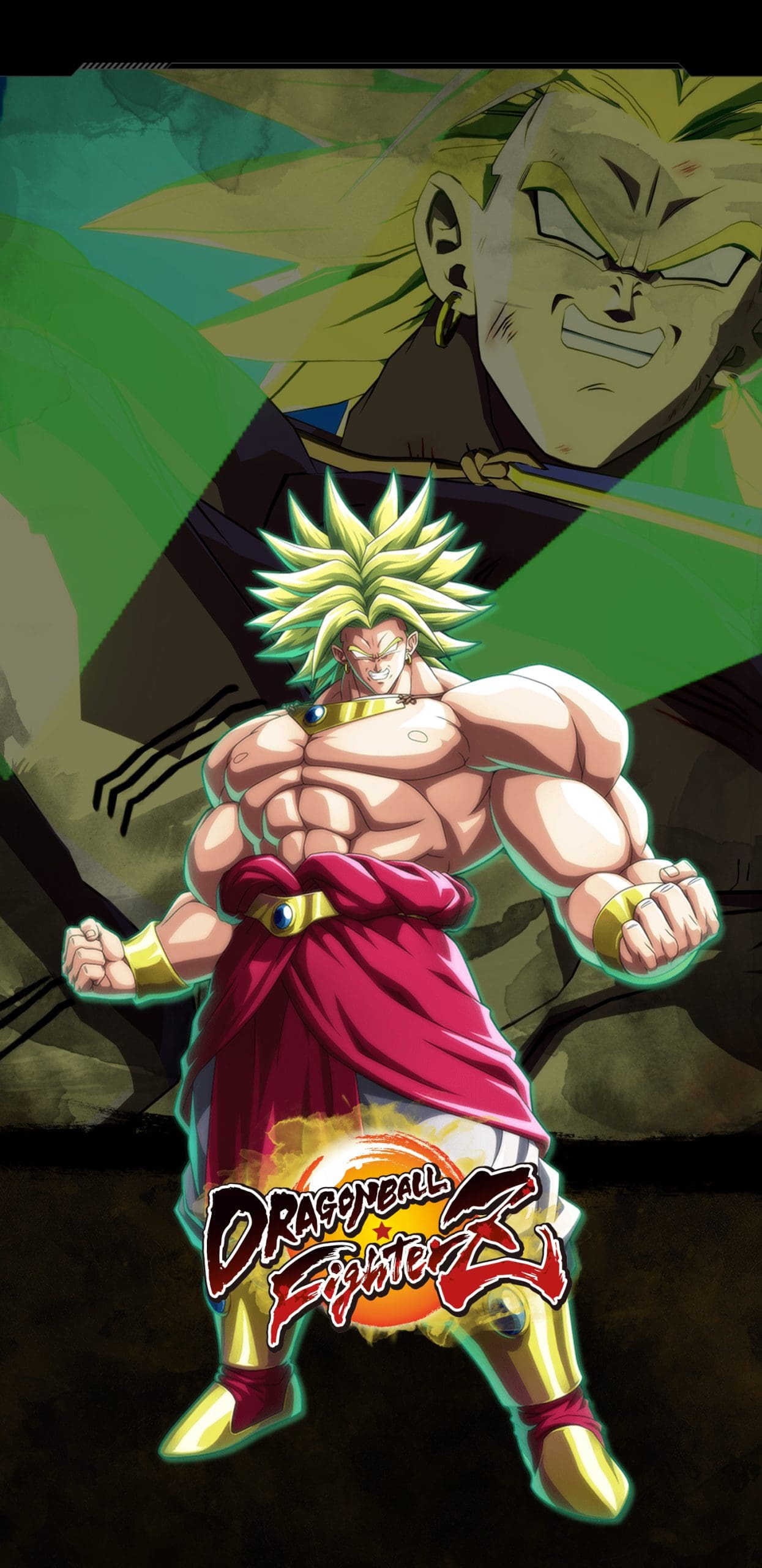 1245x2560 Dragon Ball Fighter Z Broly Wallpaper Free HD Wallpaper