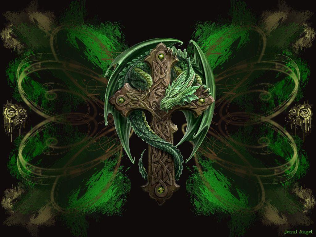 1024x768 Green Dragon Wallpaper. Celtic dragon, Dragon wallpaper iphone, Green dragon