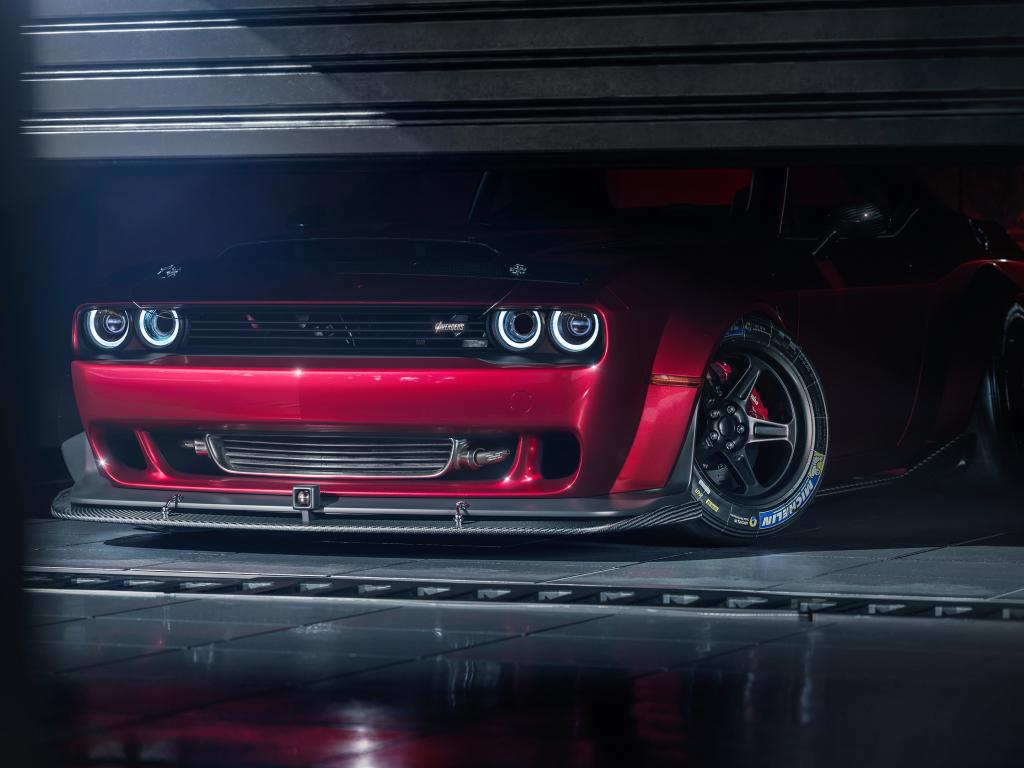 1024x768 Desktop Wallpaper Dodge Challenger Srt Demon, Front View, HD Image, Picture, Background, 7188ce
