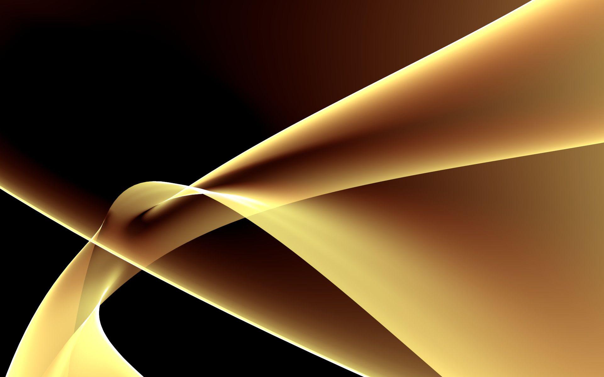 1920x1200 Golden Black Wallpaper