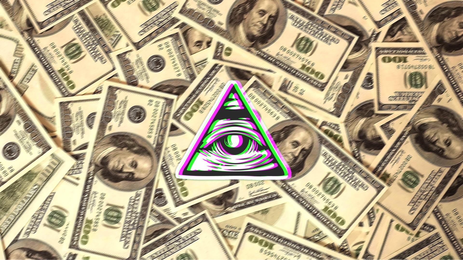 1920x1080 #artwork, #abstract, #eyes, #vintage, #Illuminati wallpaper. Mocah HD Wallpaper