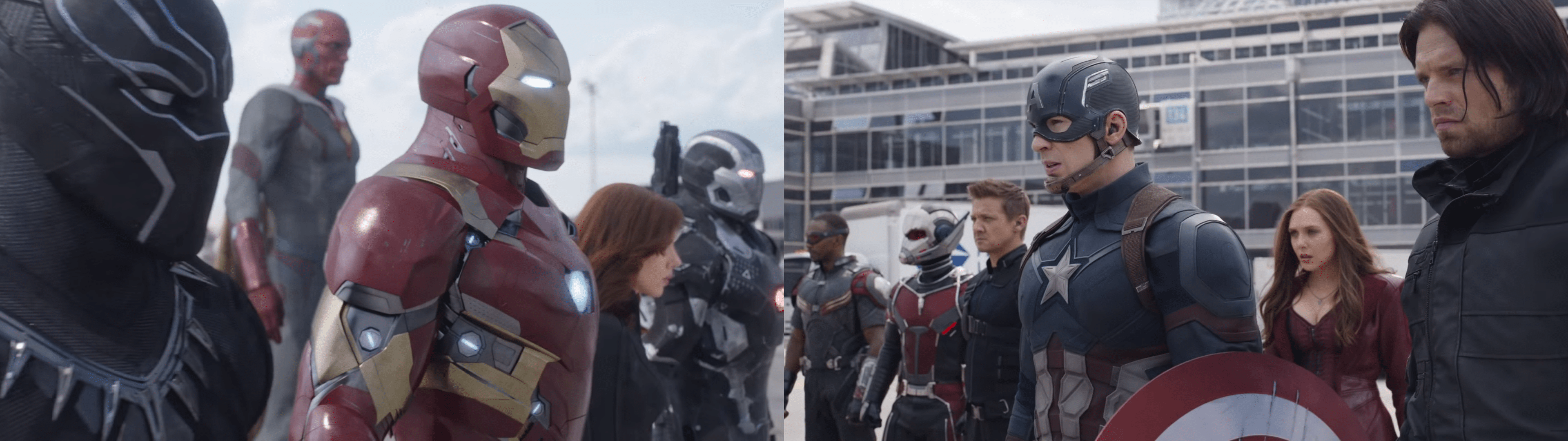 3840x1080 Captain America Civil War Teams
