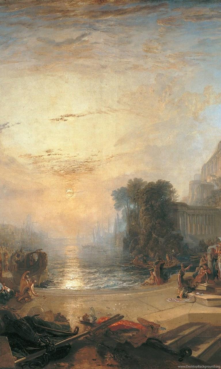 768x1280 Oil Painting HD Wallpaper Desktop Background