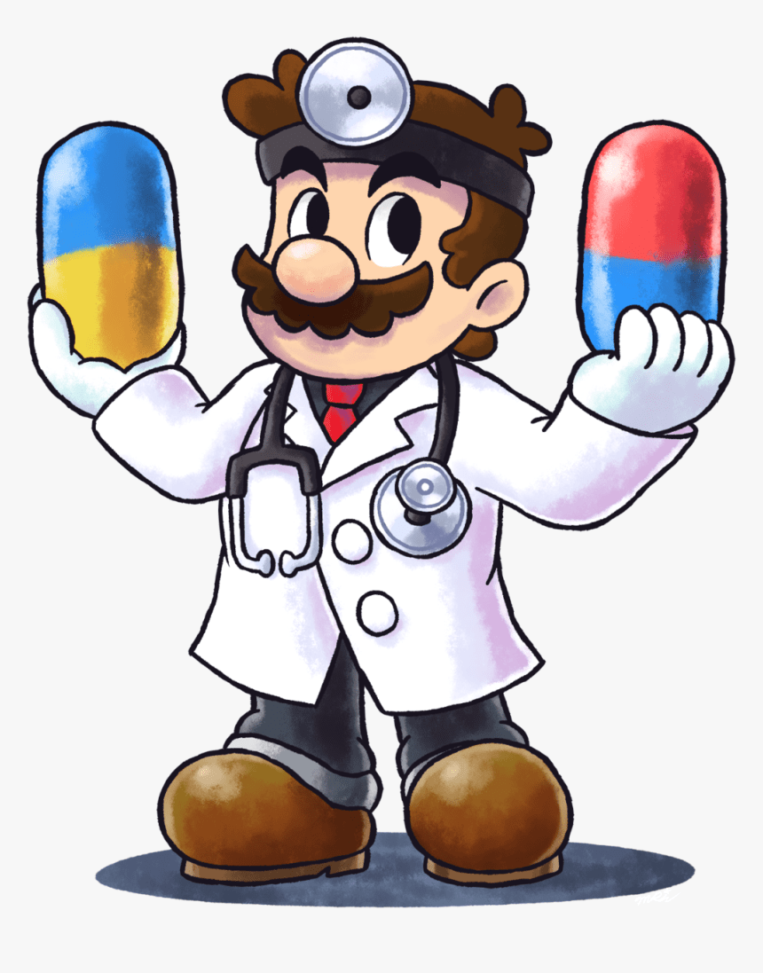 860x1097 Transparent Doctor Head Mirror Clipart Mario Mario And Luigi, HD Png Download, Transparent Png Image