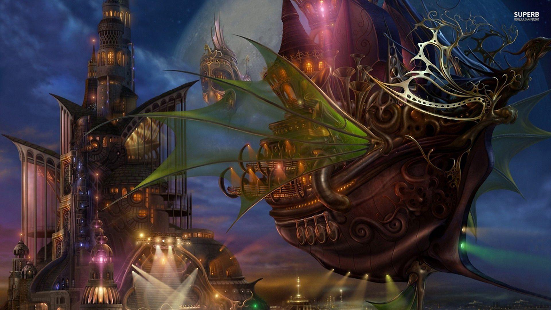 1920x1080 Steampunk Desktop Wallpaper