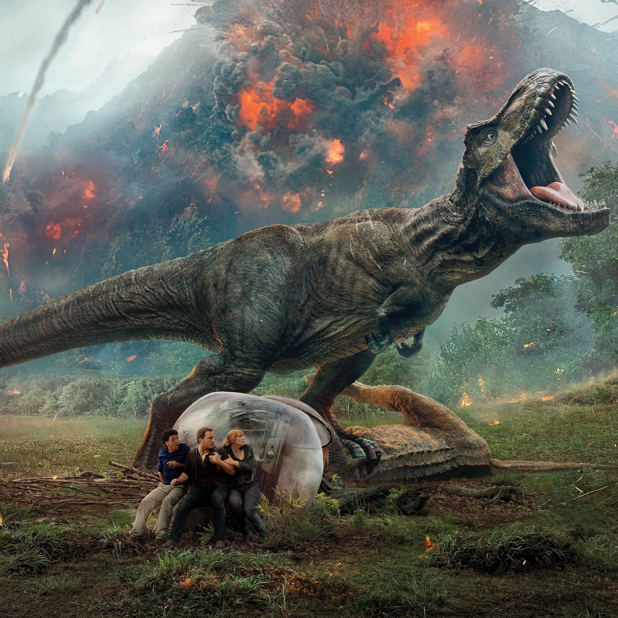 2048x2048 Jurassic World Fallen Kingdom 10k iPad Air HD 4k Wallpaper, Image, Background, Photo and Picture