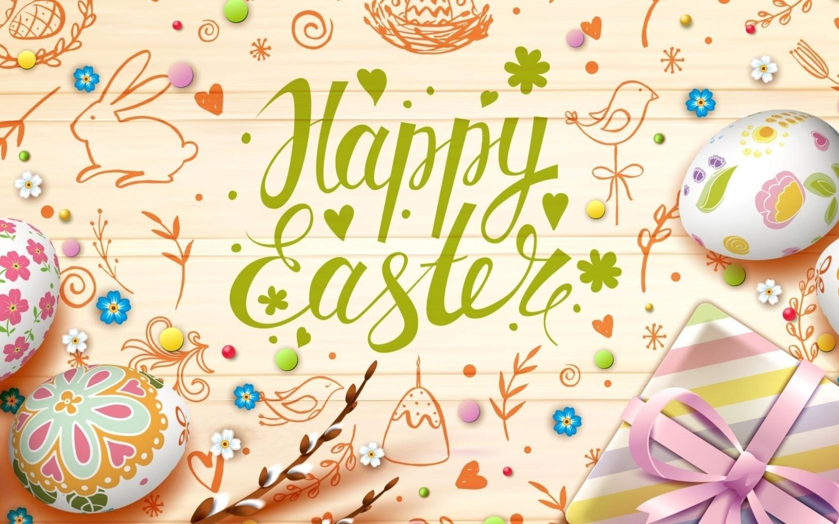 1680x1050 Cute Happy Easter High Definition Wallpaper 52471