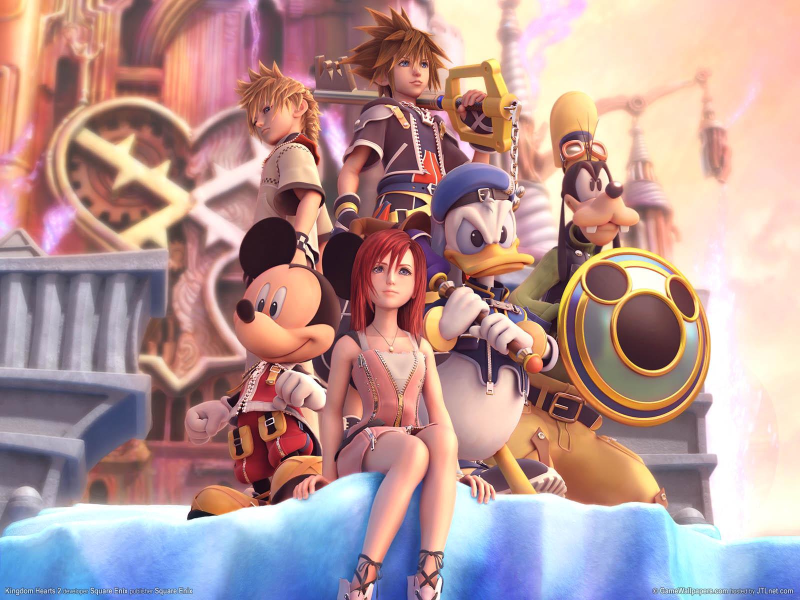 1600x1200 Kingdom Hearts II Hearts Wallpaper