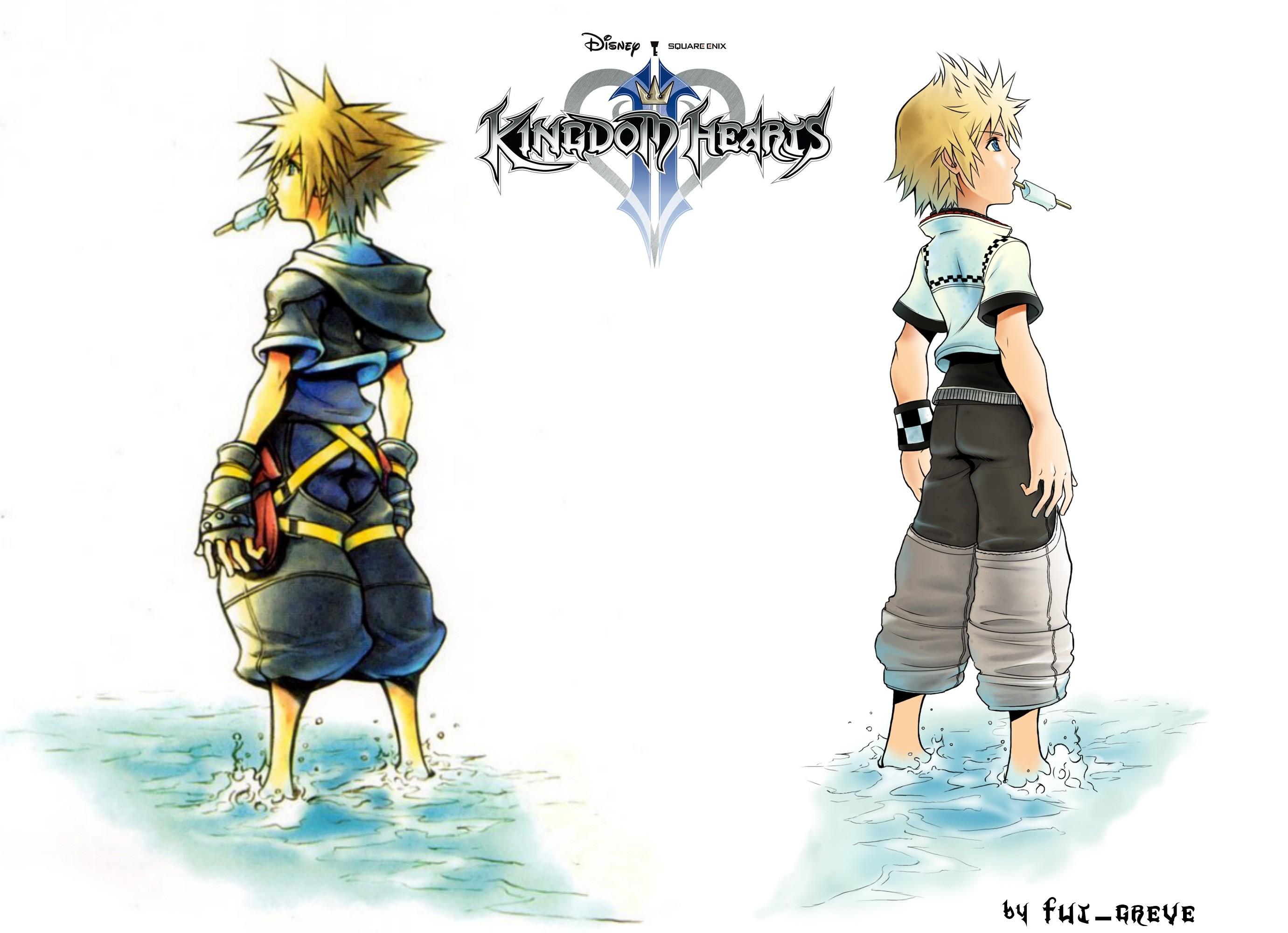 2761x2000 Kingdom Hearts Sora Wallpaper Desktop Background Hearts 2 Sora And Roxas