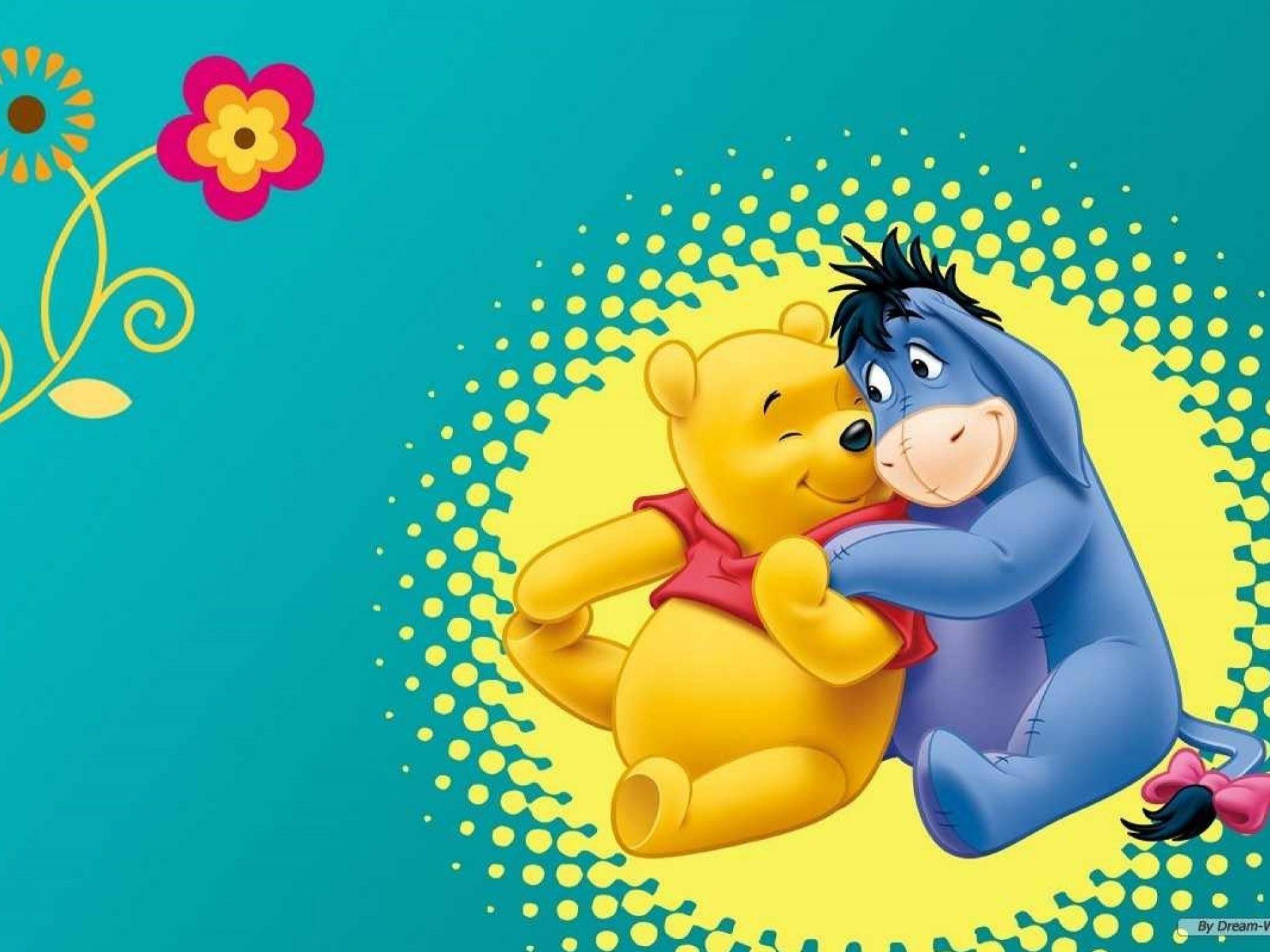 1920x1440 Winnie The Pooh And Friend Eeyore Gray Donkey Disney Image HD Desktop Background Free Download 2560x1600 :