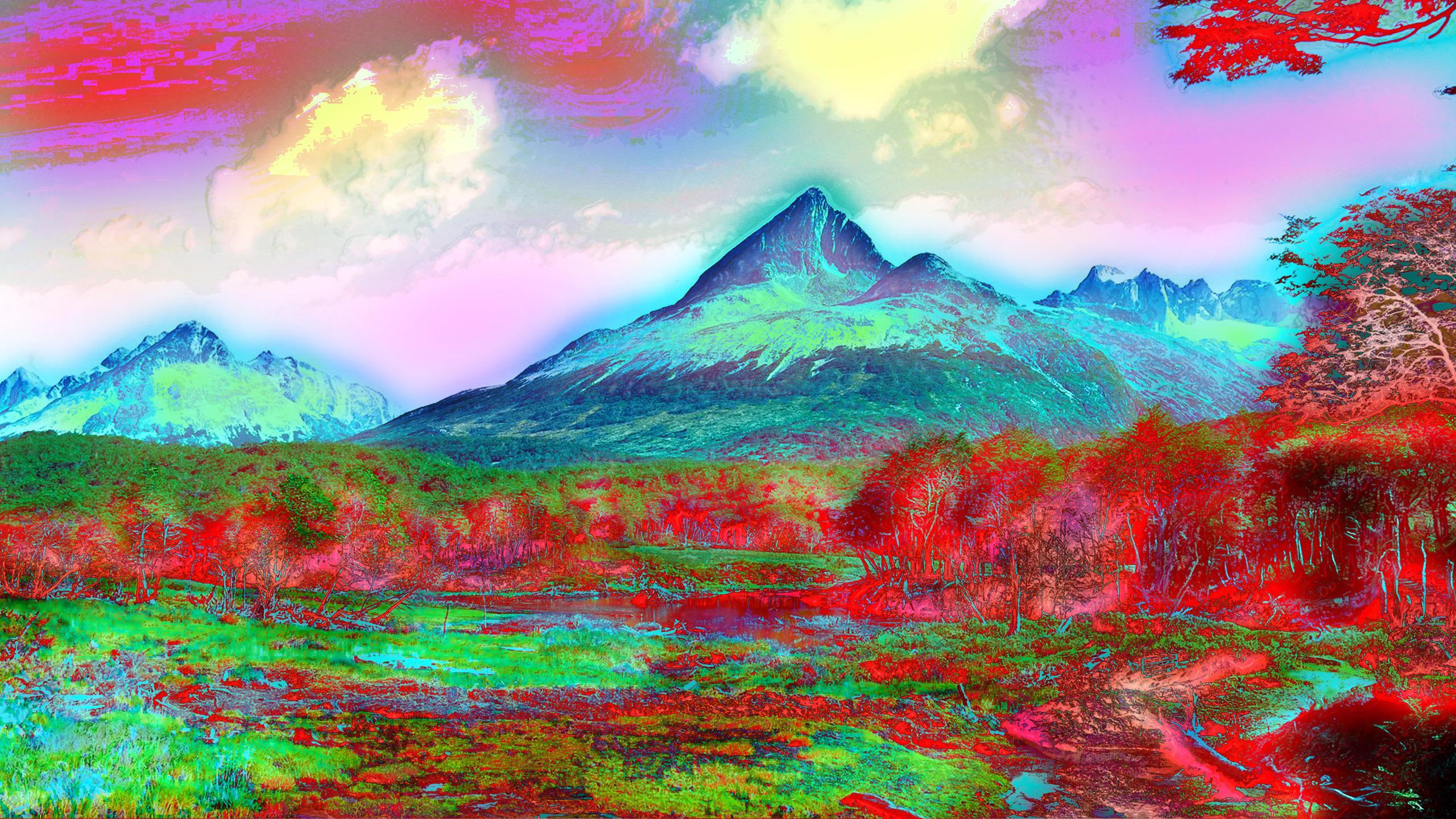 2560x1440 abstract trippy bright lsd wallpaper