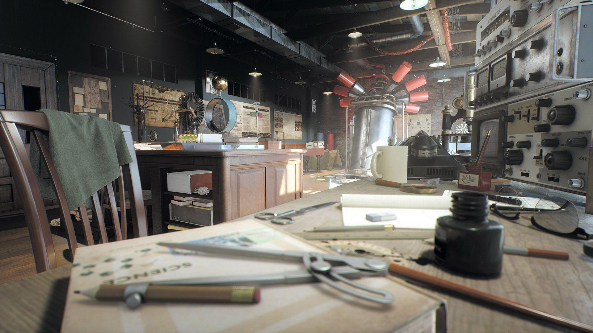 1920x1080 UNIGINE 2.5: Screen Space Ray Traced Global Illumination, Vector