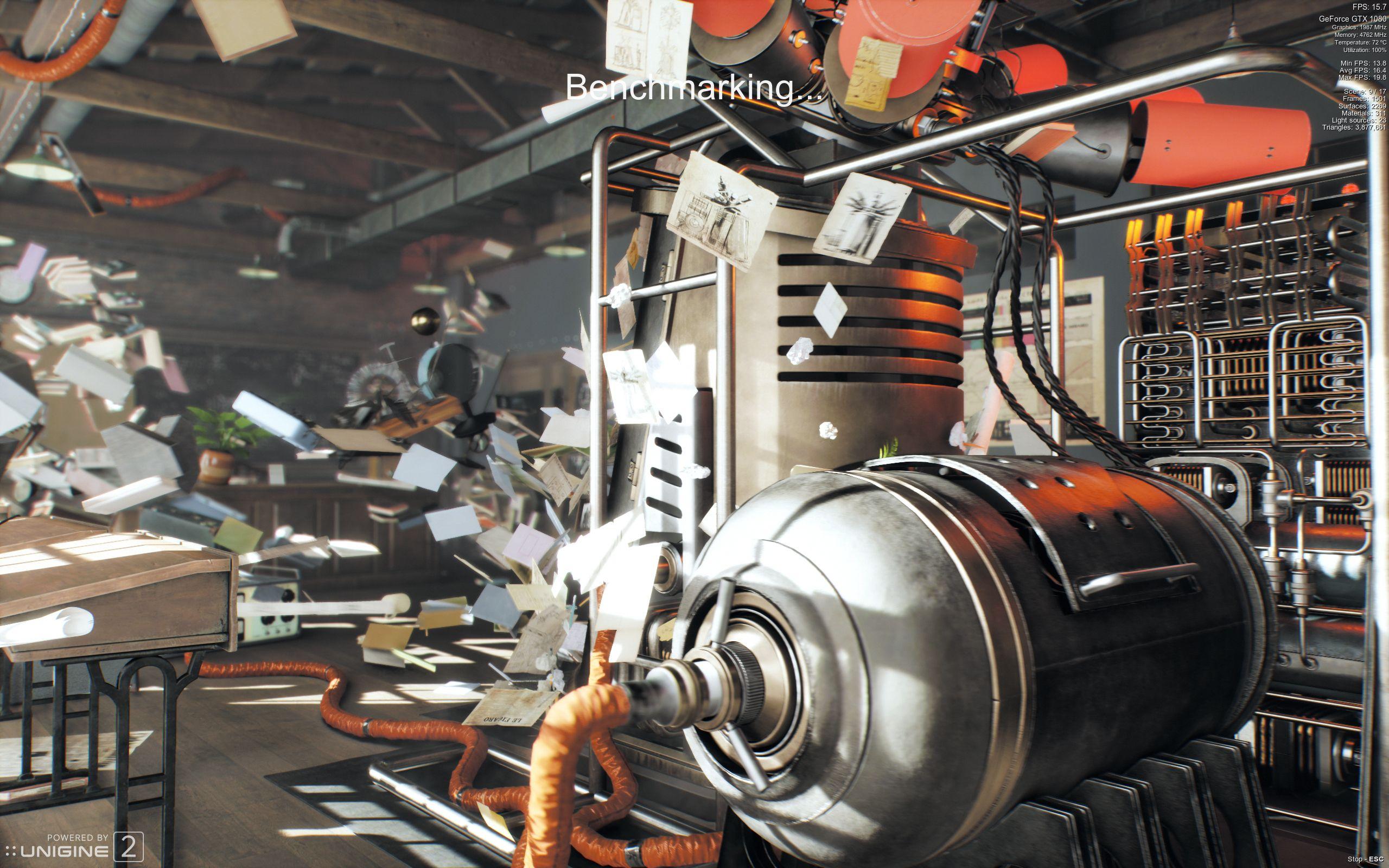 2560x1600 Unigine Superposition Benchmark Launch Day (11 04 2017)