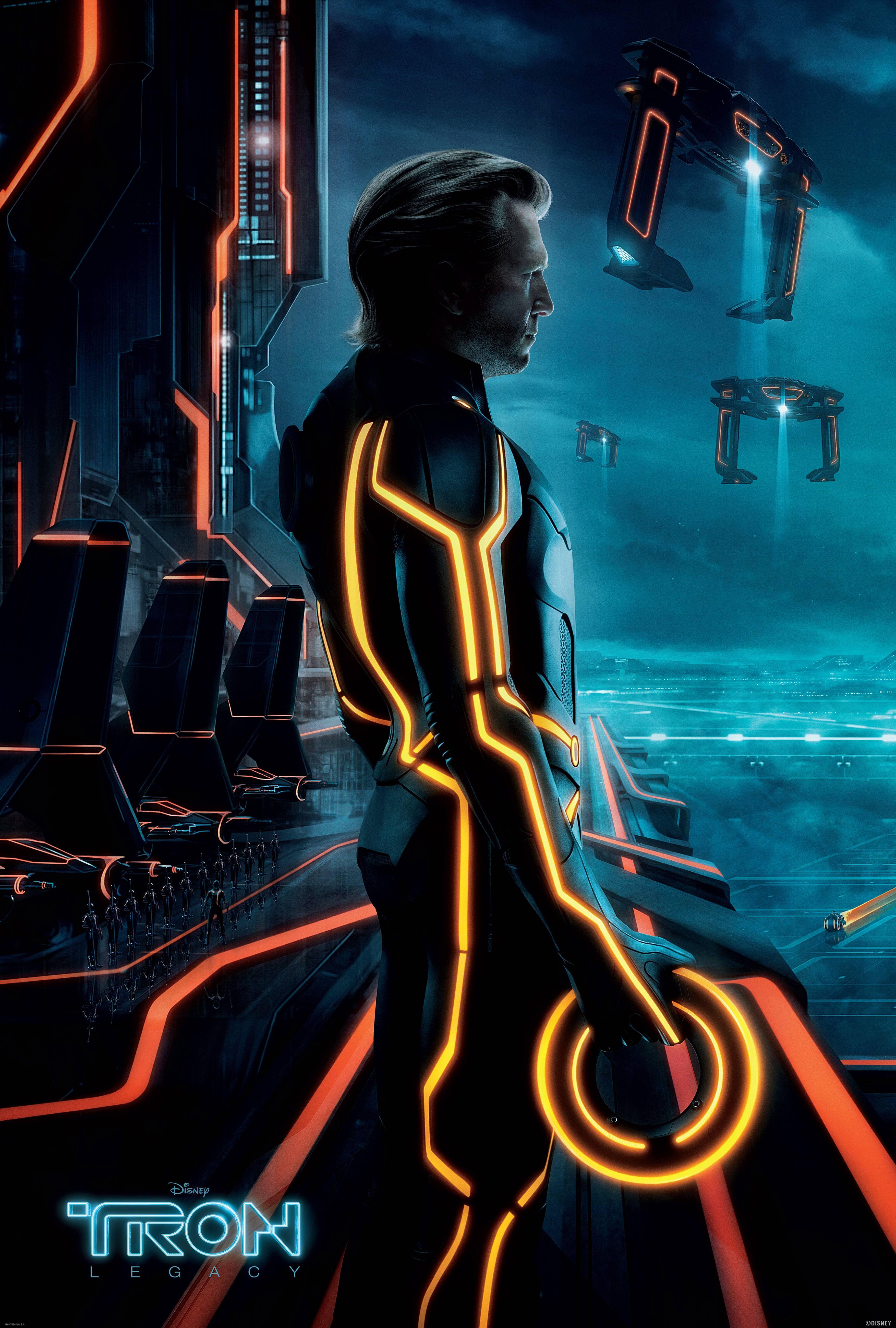 3510x5200 Jeff Bridges as C.L.U. Tron legacy, Tron, Tron art