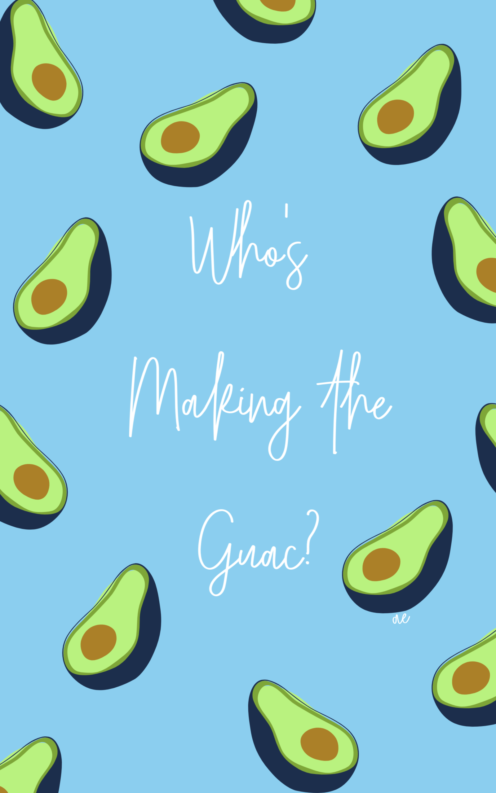 1600x2560 Avocado Guacamole Wallpaper. Wallpaper, Cute disney wallpaper, Cute wallpaper