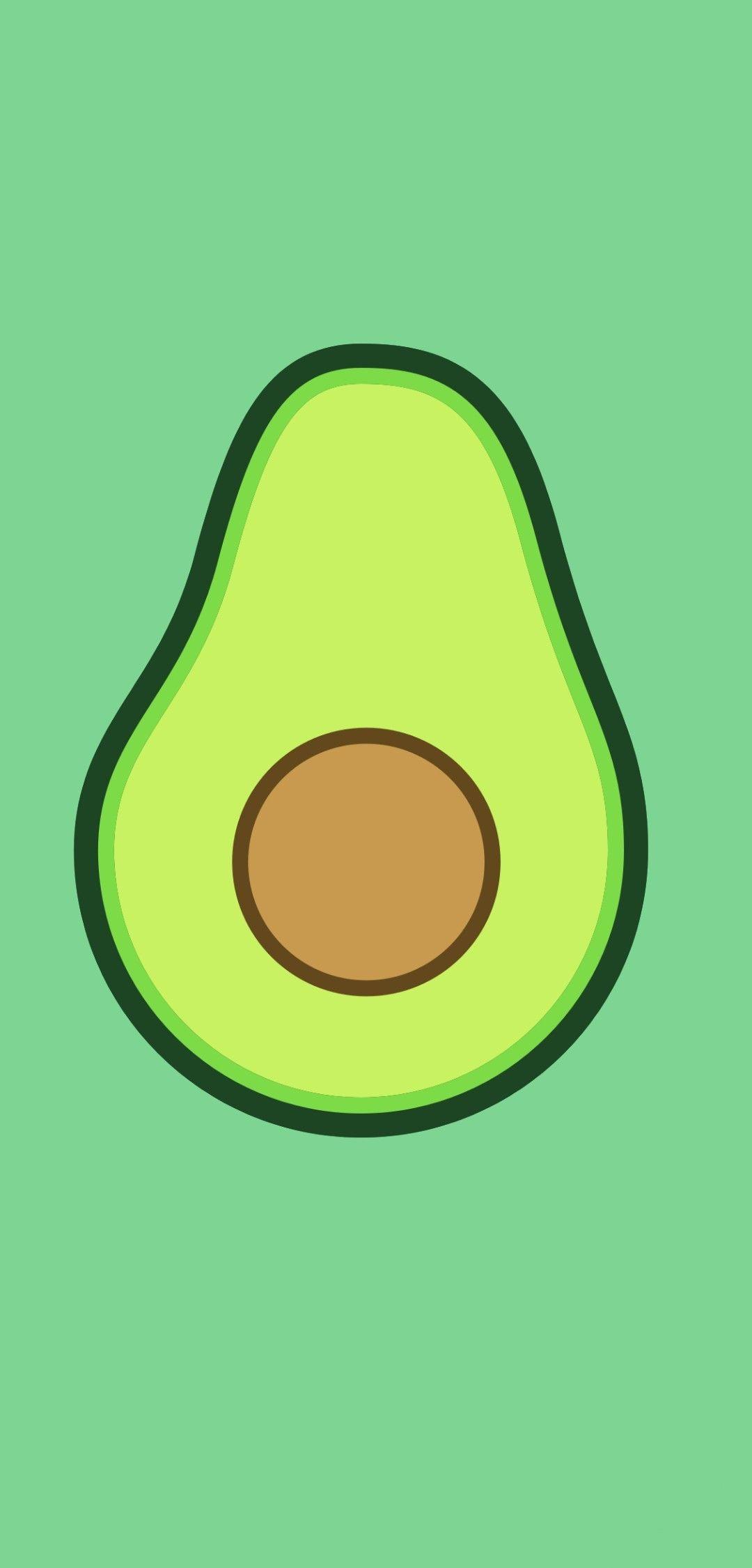 1080x2250 cute avocado wallpaper. Quả bơ, Ảnh ấn tượng, Hình nền