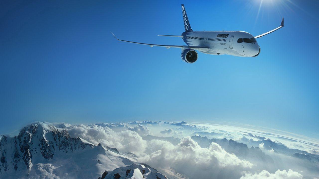 1280x720 Download wallpaper 1280x720 plane, sky, clouds, mountains hd, hdv, 720p HD background
