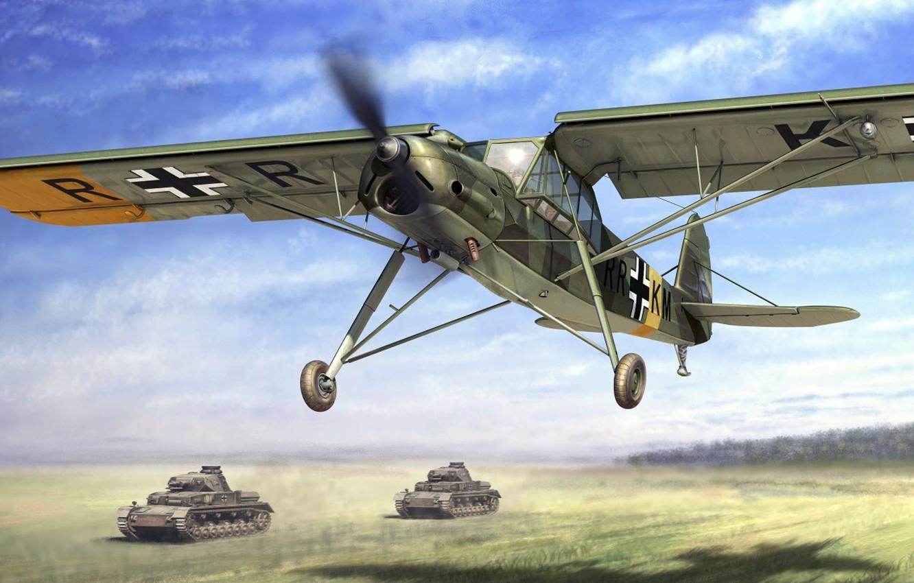 1332x850 Wallpaper scout, Fi Fieseler, Storch, small German plane, liaison aircraft image for desktop, section авиация