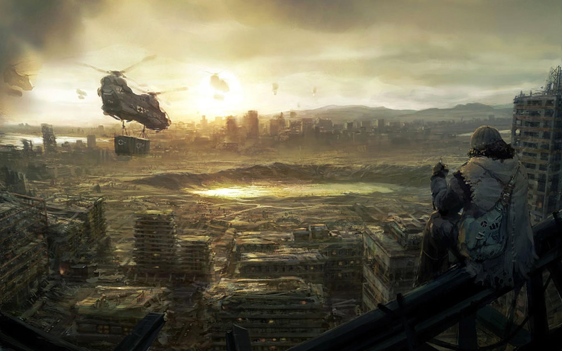1920x1200 1920x Post Apocalyptic Widescreen Wallpaper Apocalyptic Sci Fi Concept Art