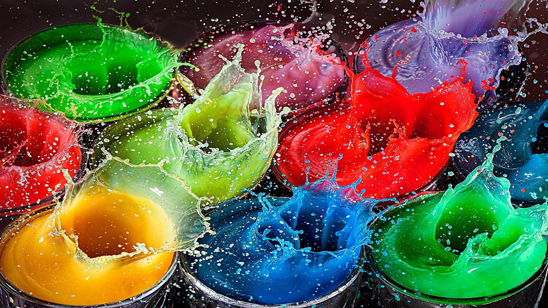 1920x1080 Colorful Splash Wallpaper. Wallpaper Studio 10. Tens of thousands