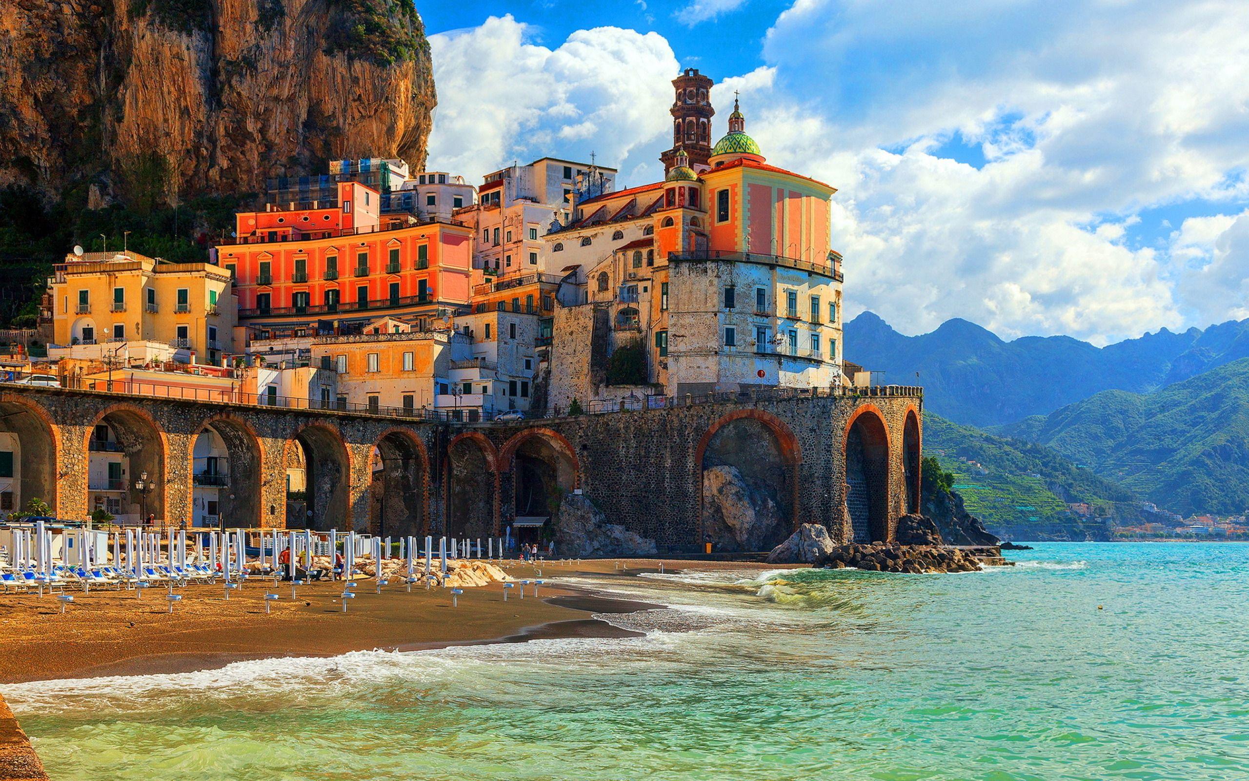 2560x1600 Amalfi Coast in Italy Nexus Wallpaper. Amalfi coast italy, Amalfi coast positano, Amalfi coast