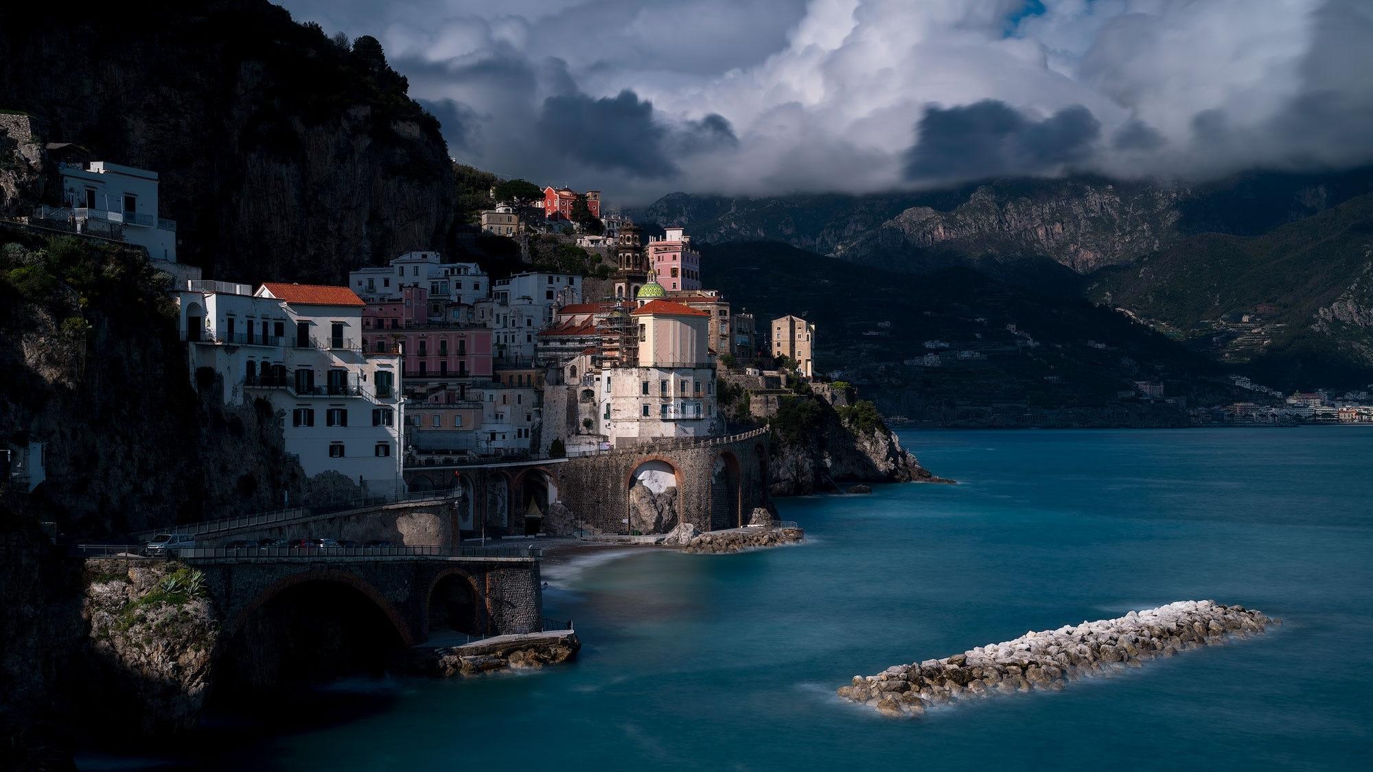 2000x1125 Amalfi Coast Italy 2560x1024 Resolution Wallpaper, HD City 4K Wallpaper, Image, Photo and Background