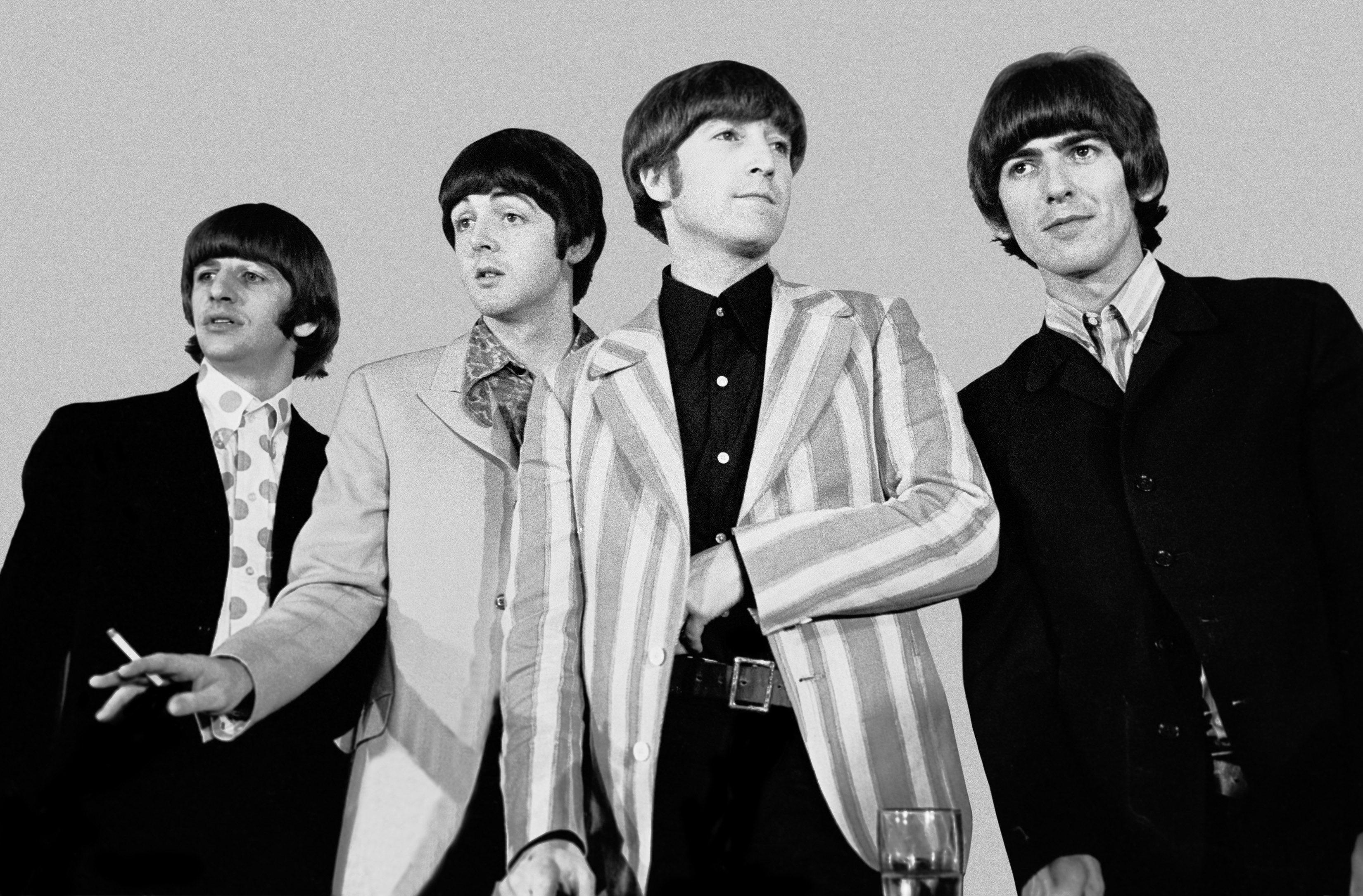3300x2171 the beatles wallpaper, black and white, event, monochrome, photography, suit