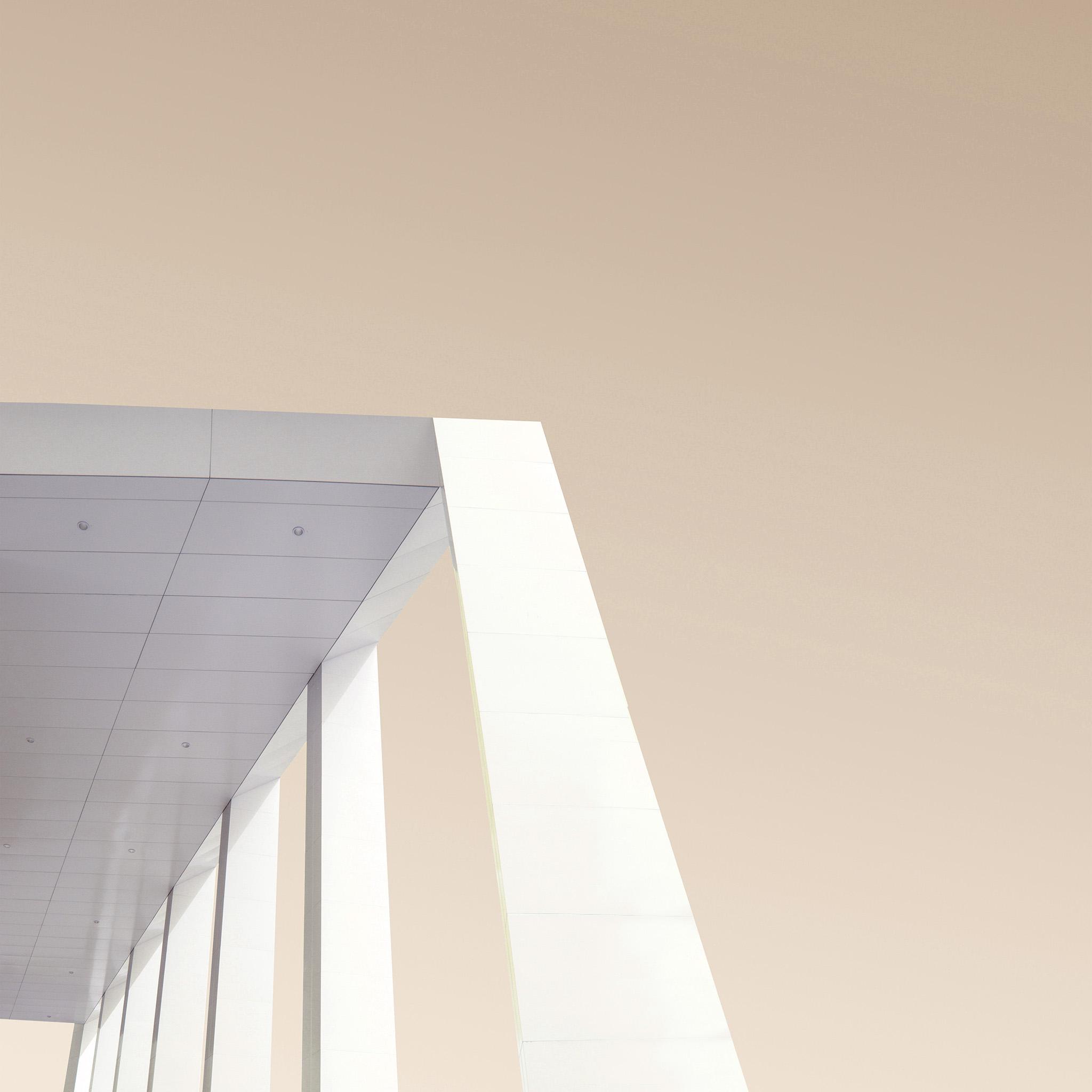 2048x2048 Simple Architecture Beige Pattern Background Wallpaper