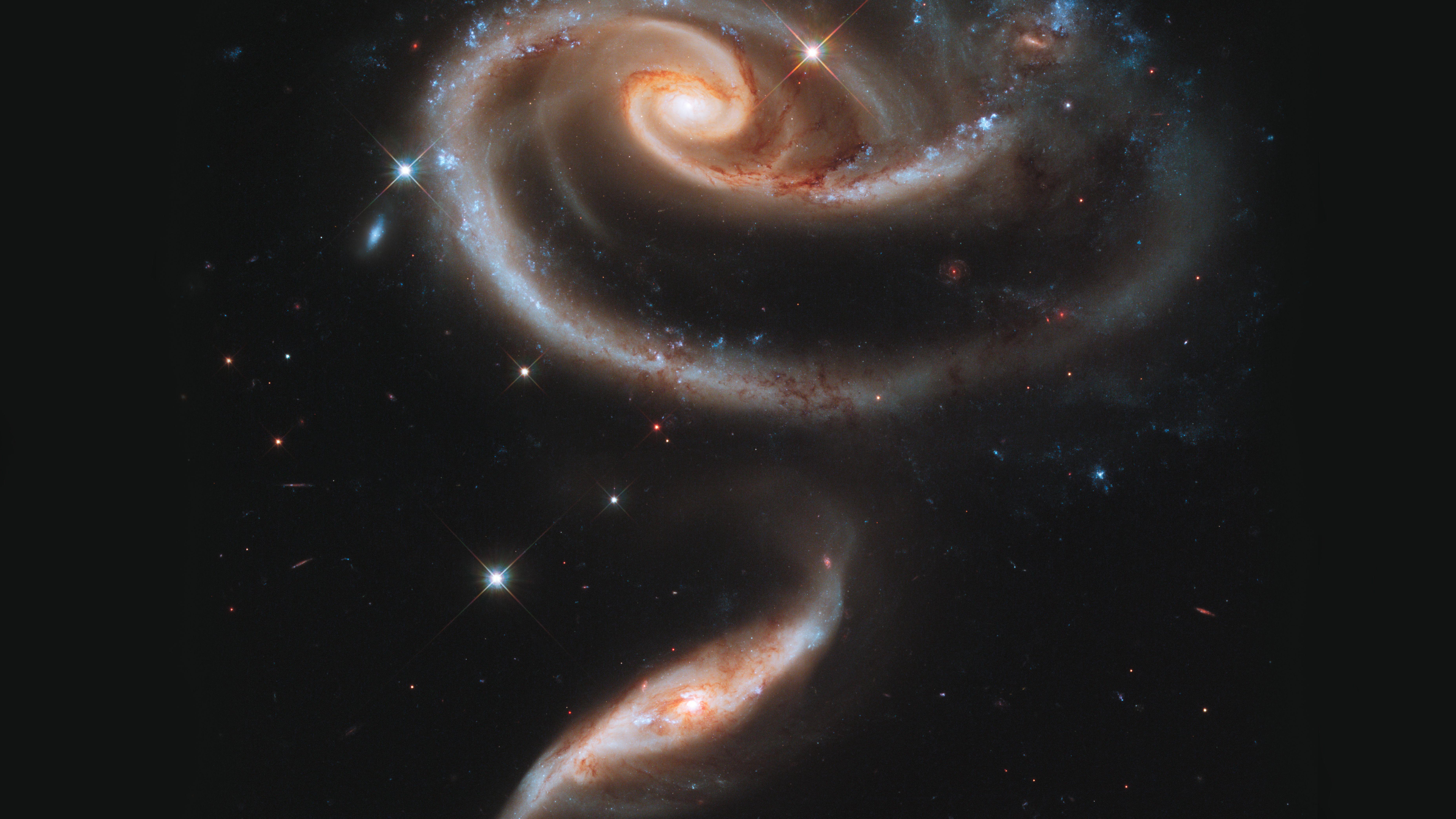7422x4175 Arp 273 Galaxies 5k Retina Ultra HD Wallpaper
