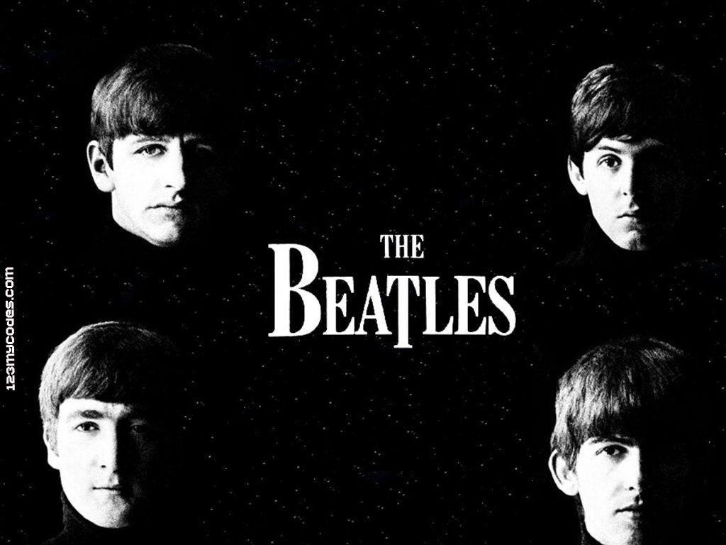 1024x768 the beatles wallpaper, text, font, album cover, darkness, art